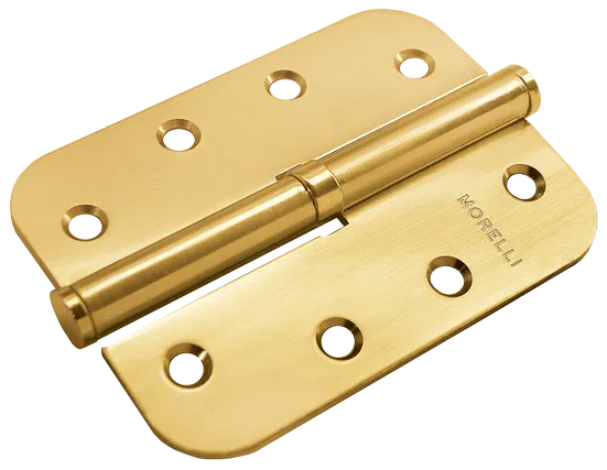 Петля карточная разъемная MSND-C 100X70X2.5 SG R с подшипником стальная левая, врезная, цвет матовое золото фото купить Иркутск