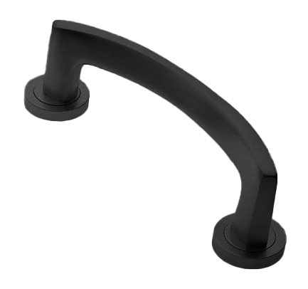 Ручка-скоба WIND PH NERO, цвет - черный фото фурнитура Иркутск