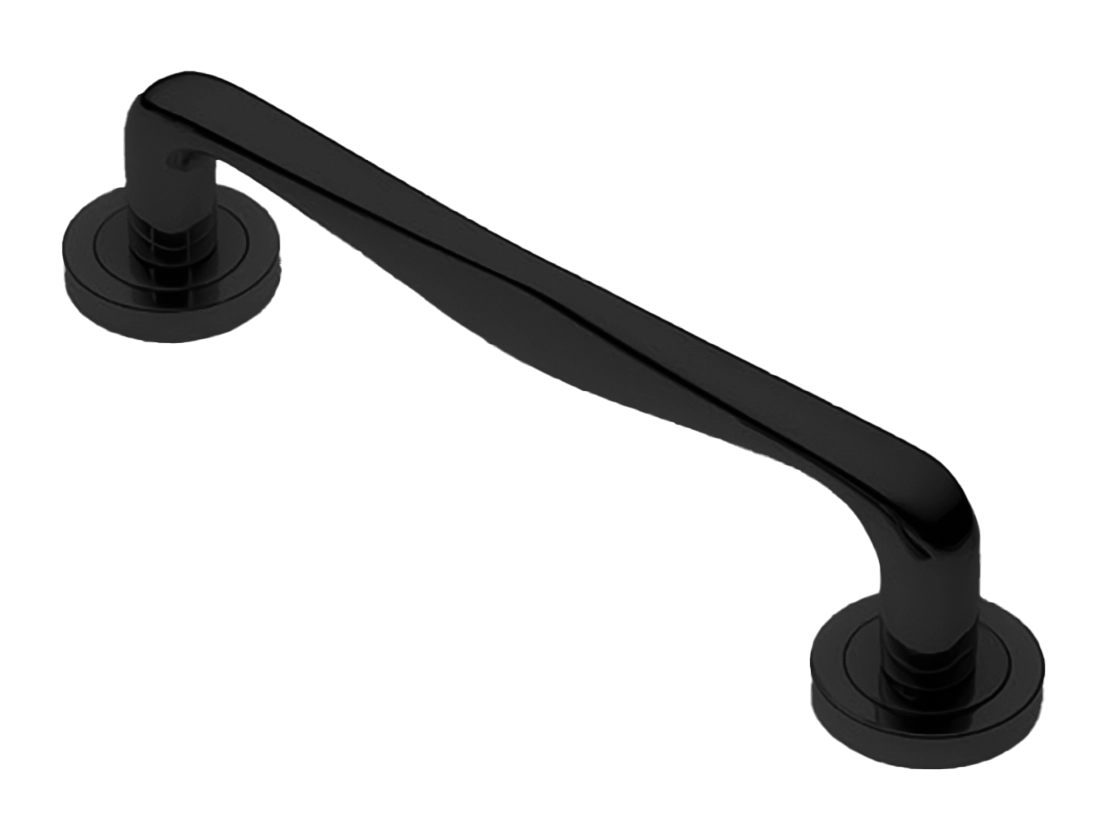 Ручка-скоба PETRA PH NERO, цвет - черный фото купить Иркутск