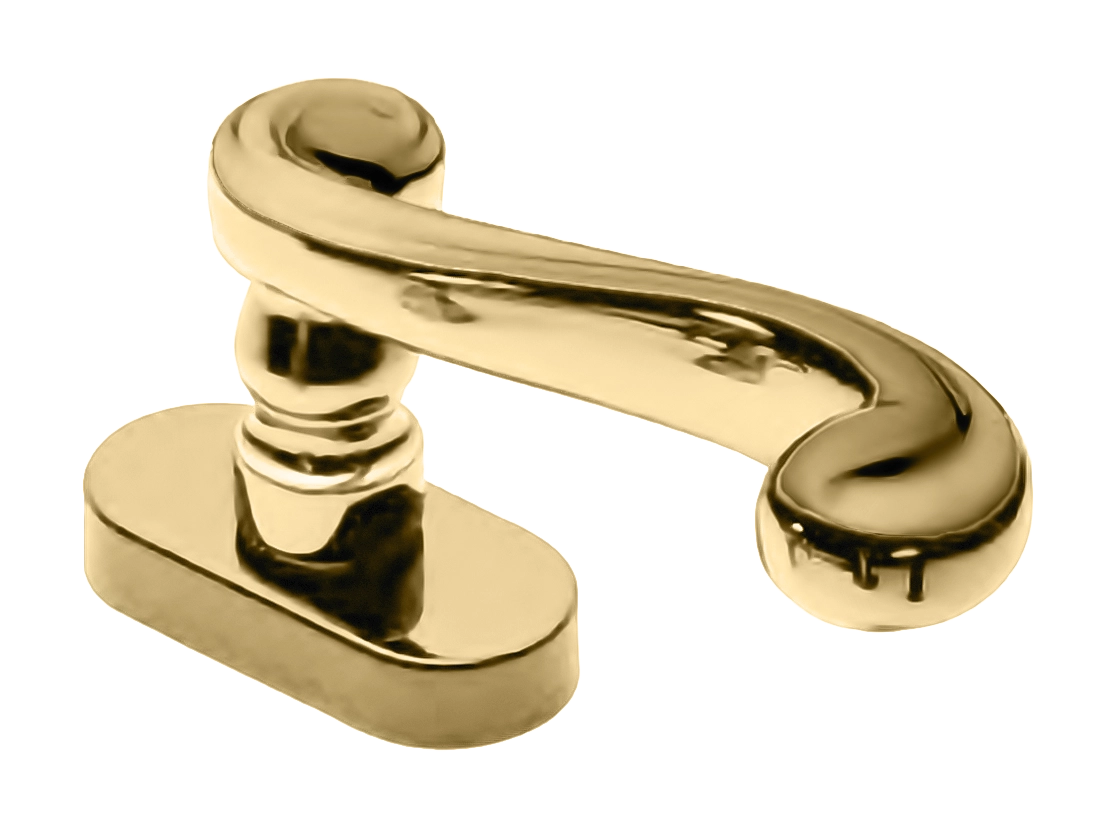 Ручка оконная PLAZA W1 OTL, цвет - золото фото купить Иркутск