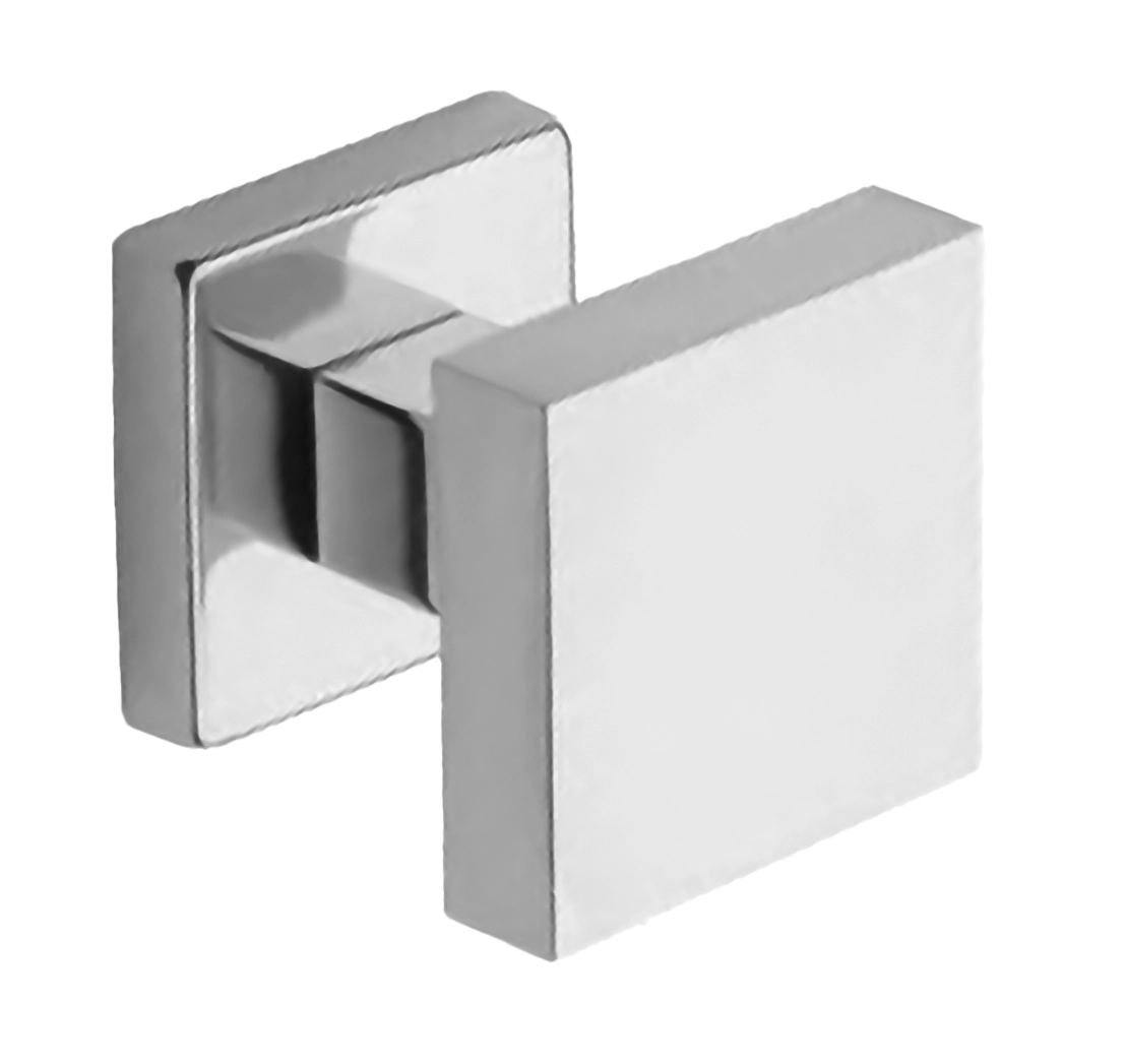 Поворотный кноб ART.QU30 CRO на квадратной розетке с накладкой, цвет - хром фото купить Иркутск
