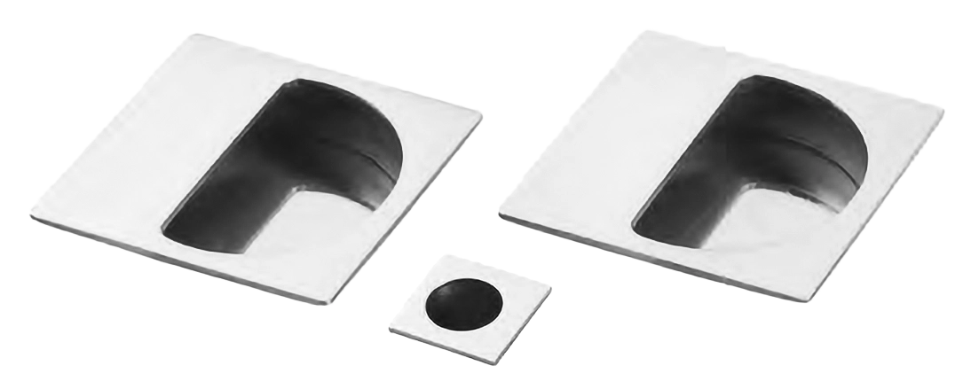 Ручки для раздвижной двери ART.72/Q CRO с пальчиковой ручкой и заверткой WC, цвет - хром фото купить Иркутск