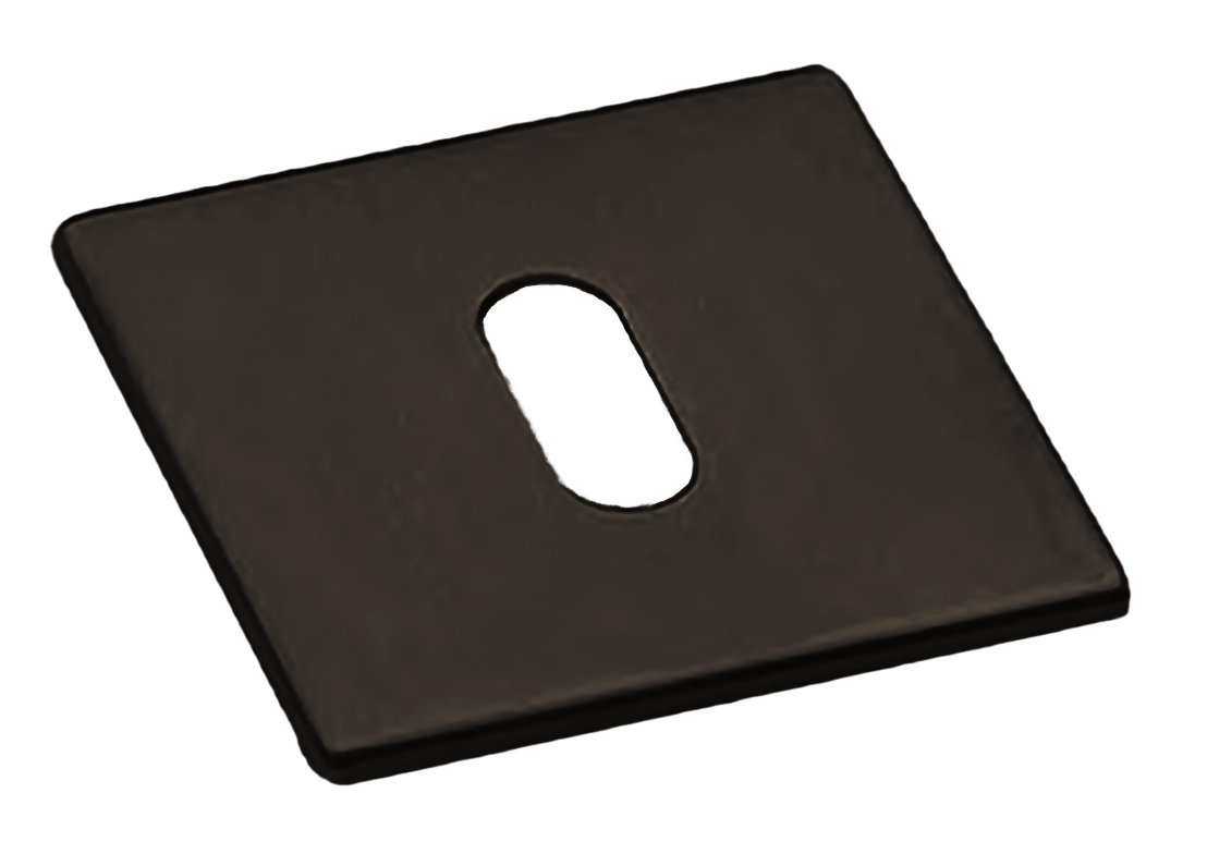 Накладка на ключевой цилиндр LUX-FK-S5 ANT на квадратной розетке под ключ буратино, цвет антрацит фото купить Иркутск