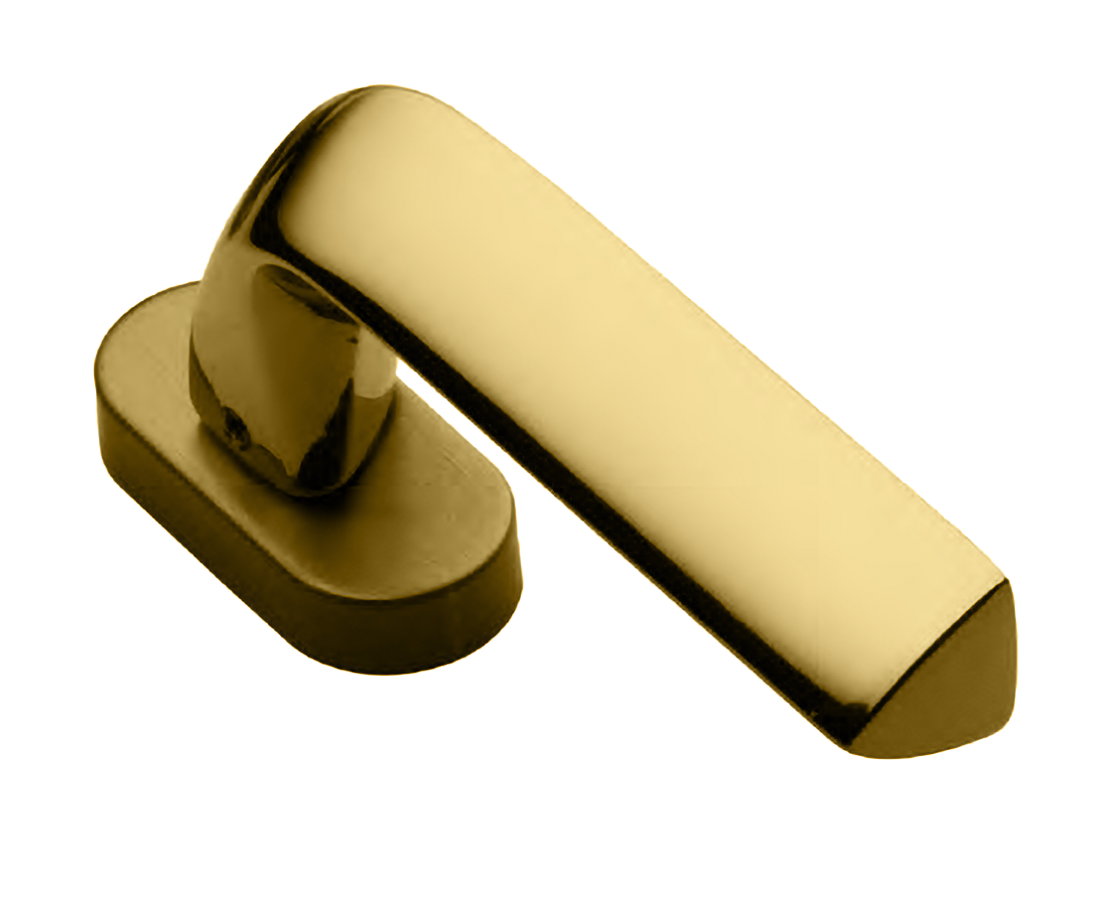 Ручка оконная MATRIX W1 OTL, цвет - золото фото купить Иркутск