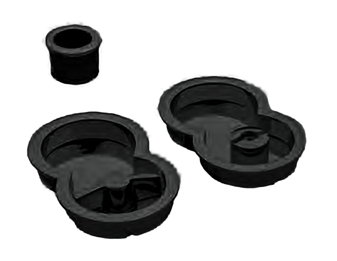 Комплект ручек INFINITY ART.85/A NERO с заверткой для раздвижной двери с торцевой ручкой, цвет - черный фото купить Иркутск