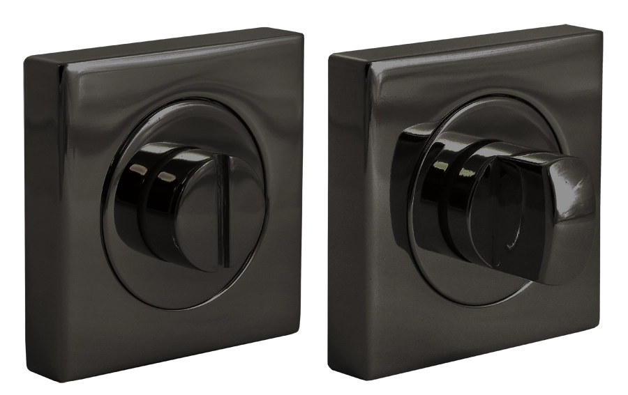 LUX-WC-S2 NIN, завертка сантехническая на квадратной розетке, цвет - черный никель фото купить Иркутск