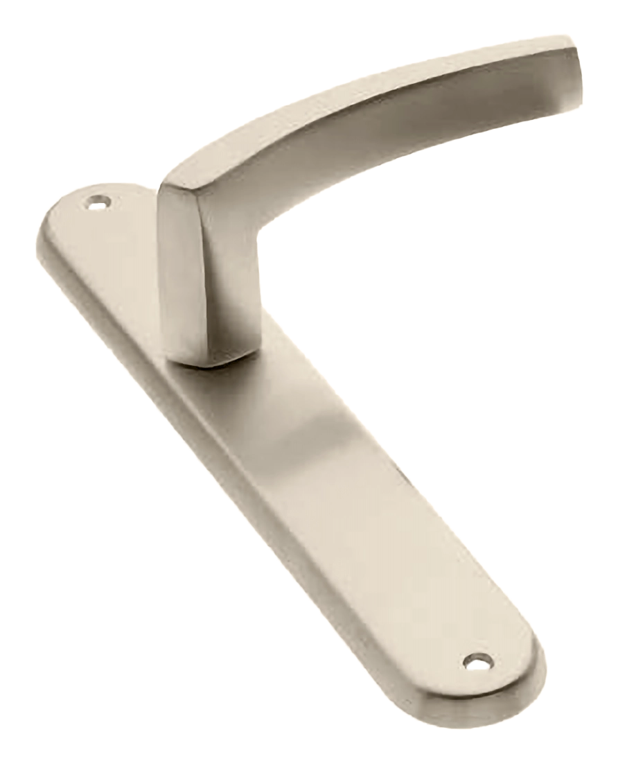 Ручка дверная на планке WIND PL NIS, цвет матовый никель, латунь фото купить в Иркутске