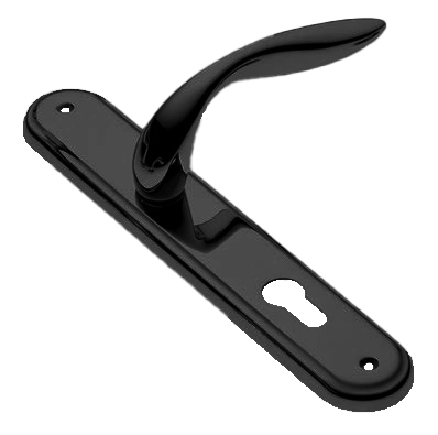 LEON PL NERO, ручка на планке, цвет - черный фото купить в Иркутске