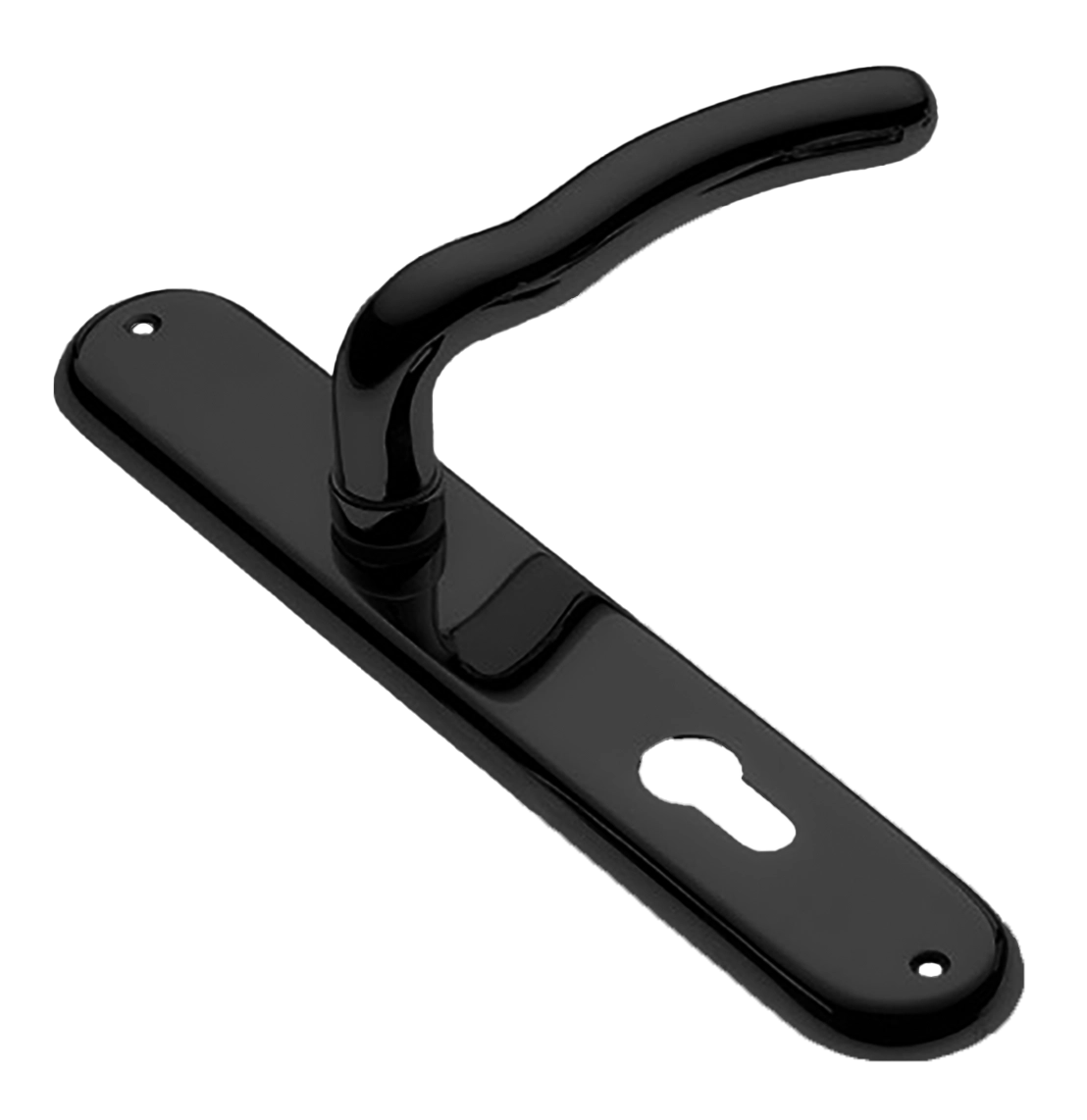 SNAKE PL NERO, ручка на планке, цвет - черный фото купить в Иркутске