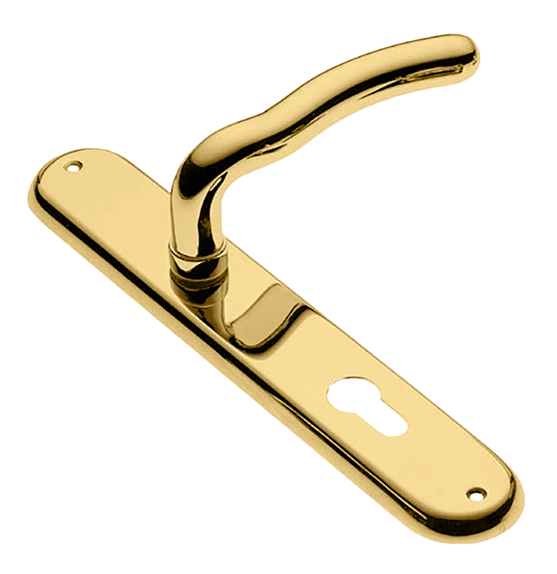 SNAKE PL OTL, ручка на планке, цвет - золото фото купить в Иркутске