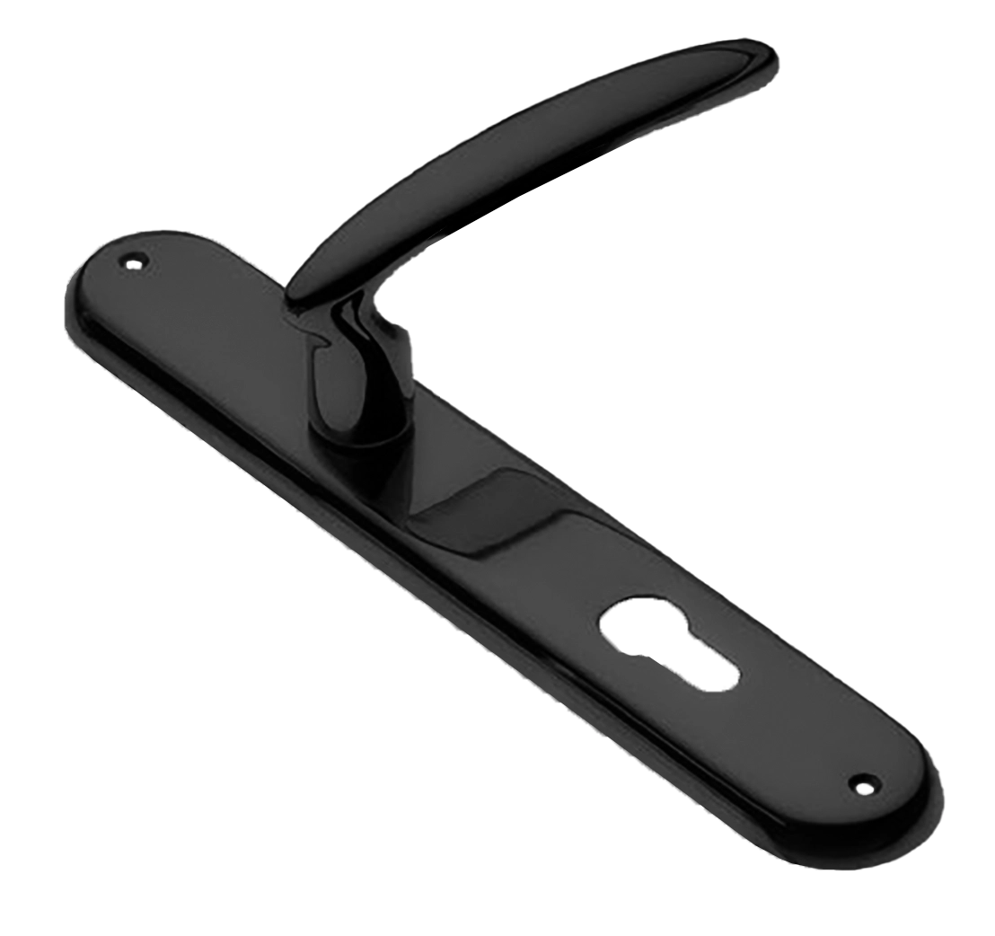 FLAMINGO PL NERO, ручка на планке, цвет - черный фото купить в Иркутске