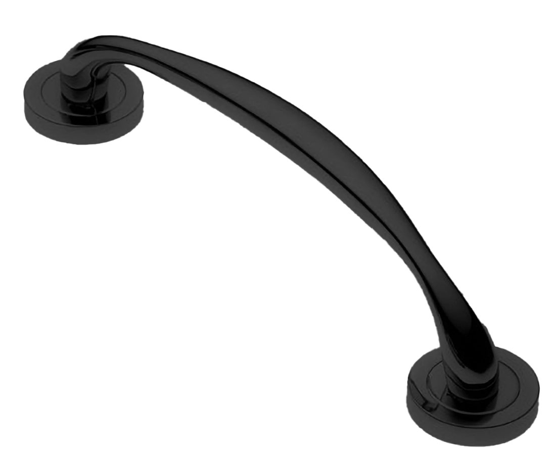 Ручка-скоба LEON PH NERO, цвет - черный фото купить в Иркутске