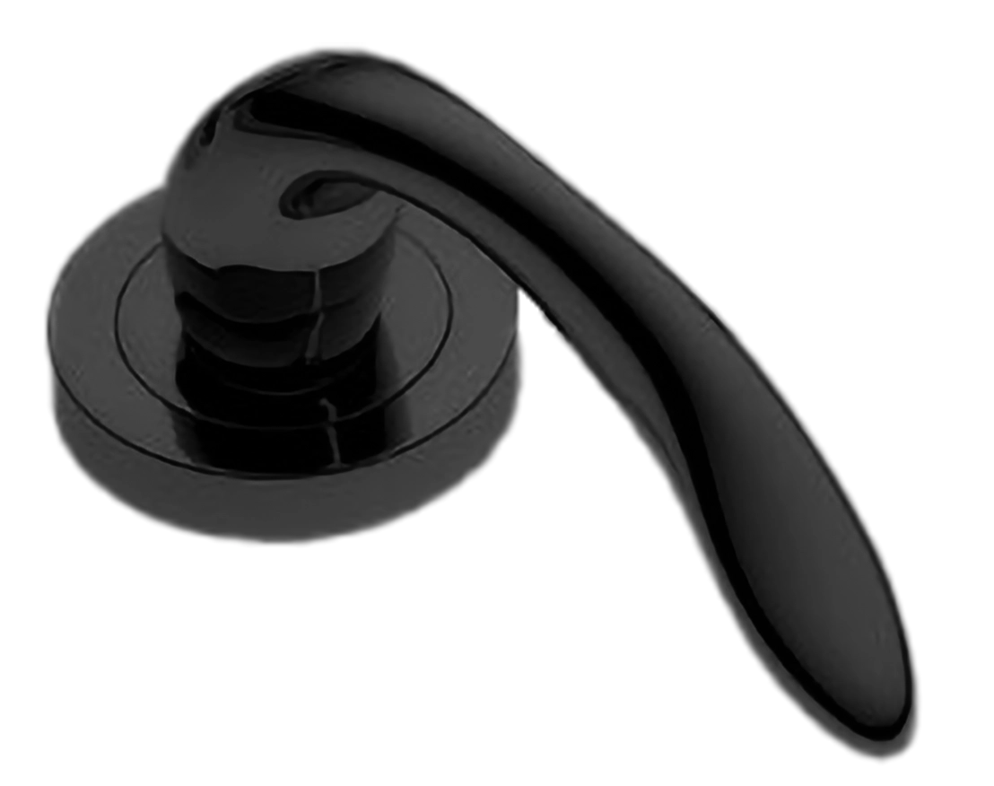 Ручка оконная LEON W1 NERO, цвет - черный фото купить в Иркутске