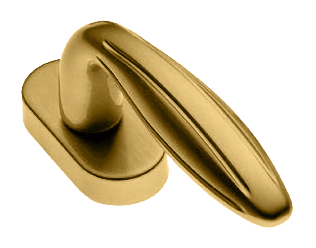 Ручка оконная BUD W1 OSA, цвет - матовое золото фото купить в Иркутске