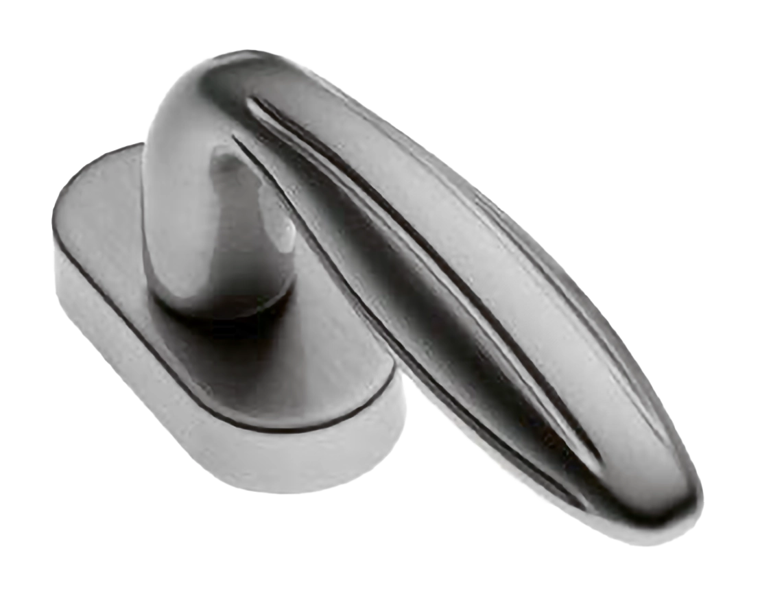 Ручка оконная BUD W1 CSA, цвет - матовый хром фото купить в Иркутске