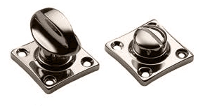 Завертка сантехническая LUX-WC-RIVA NIK на квадратной розетке цвет никель, ЦАМ фото купить в Иркутске