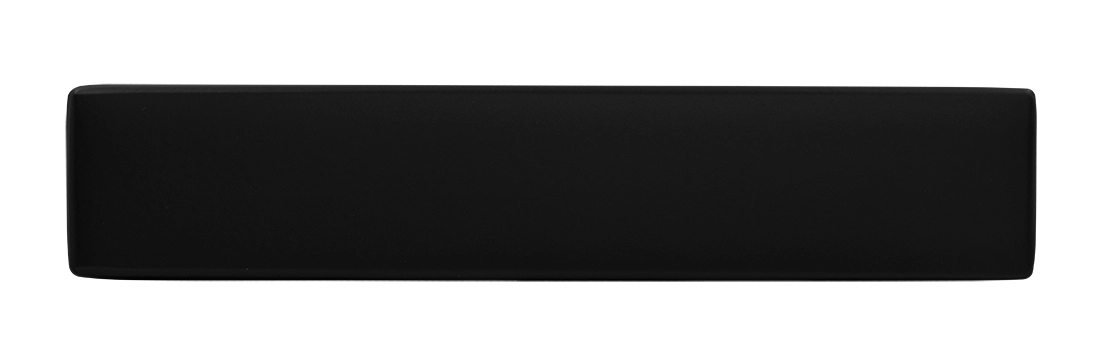 Ручка дверная SHUTTLE NERO-ST цвет черный soft-touch, ЦАМ фото купить в Иркутске