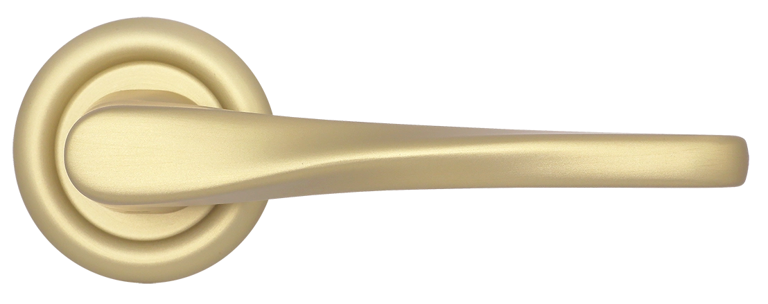 Ручка дверная THE OLYMPICS R7 AH на круглой розетке, цвет Осенний мёд/Autumn Honey фото купить в Иркутске