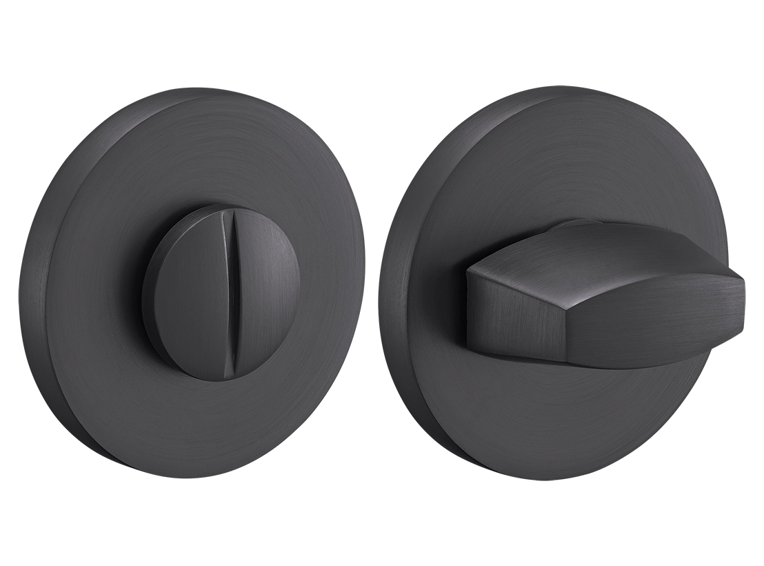 Завертка сантехническая MH-WC-R6 GR на круглой розетке, цвет графит, ЦАМ фото купить Иркутск