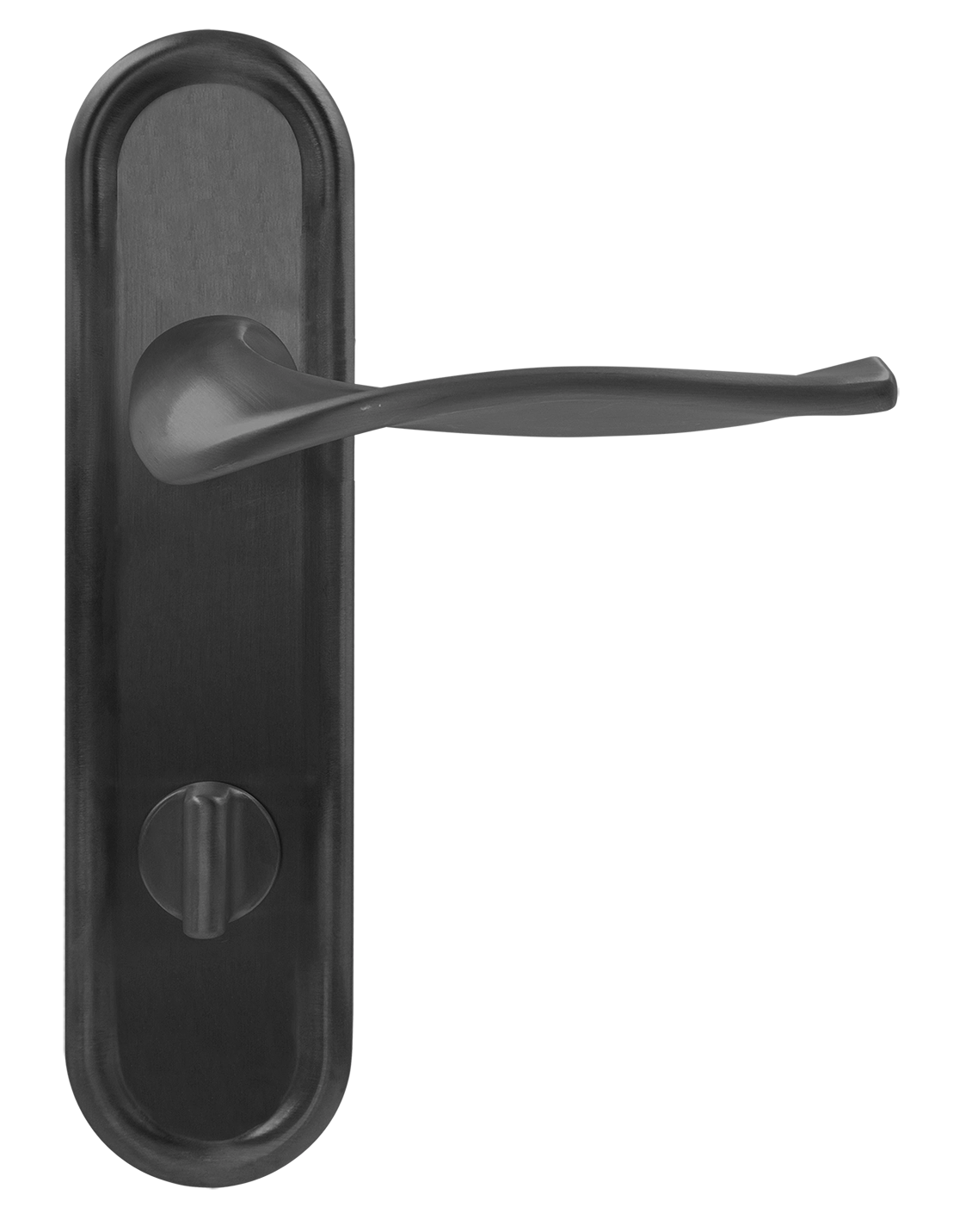 Ручка дверная SKYSCRAPER PLR WC SST на планке под сантехническую завертку, цвет Летняя гроза/Summer Storm фото купить в Иркутске