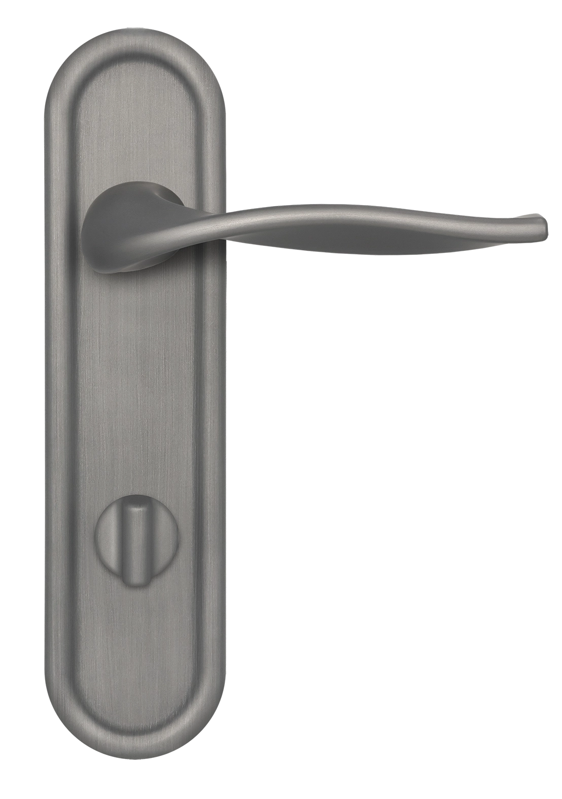 Ручка дверная SKYSCRAPER PLR WC WF на планке под сантехническую завертку, цвет Зимняя стужа/Winter Frost фото купить в Иркутске