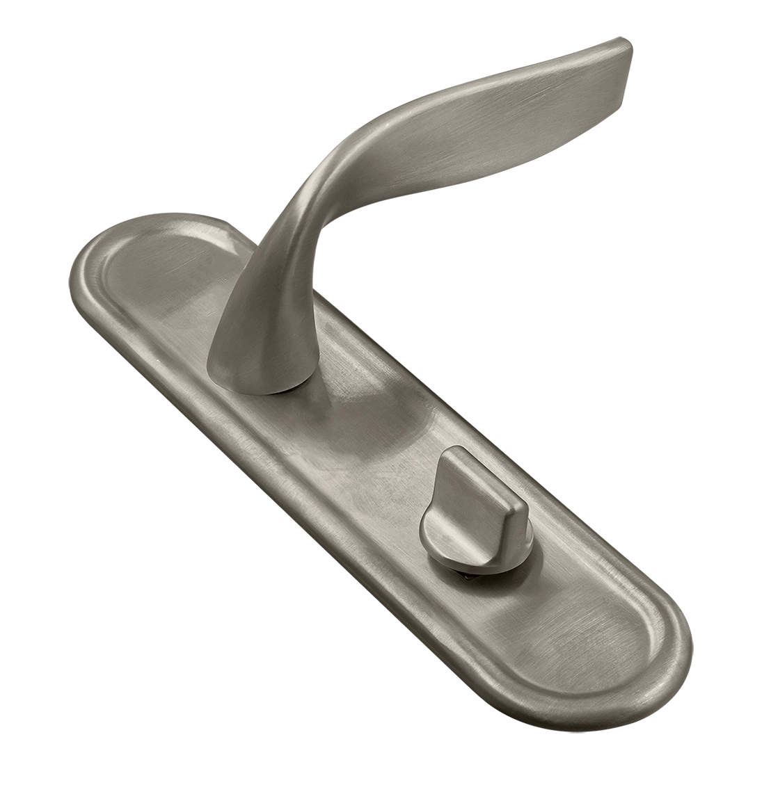 Ручка дверная SKYSCRAPER PLR WC SMI на планке под сантехническую завертку, цвет Весенняя дымка/Spring Mist фото купить Иркутск