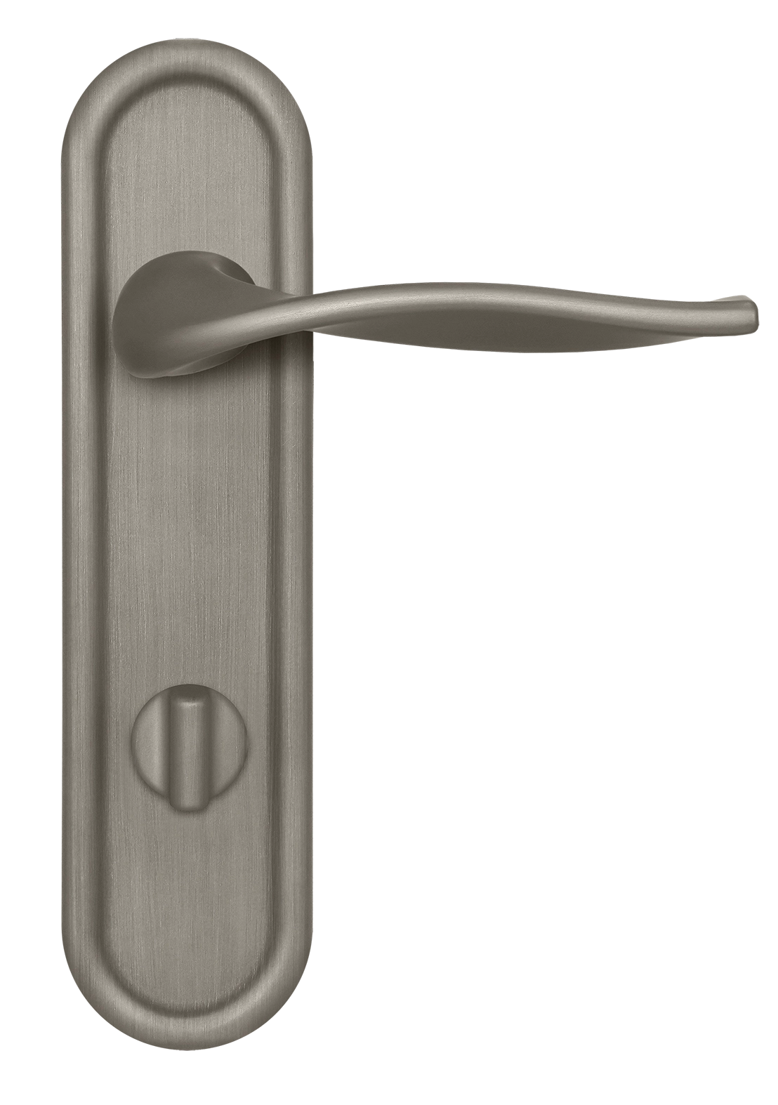 Ручка дверная SKYSCRAPER PLR WC SMI на планке под сантехническую завертку, цвет Весенняя дымка/Spring Mist фото купить в Иркутске