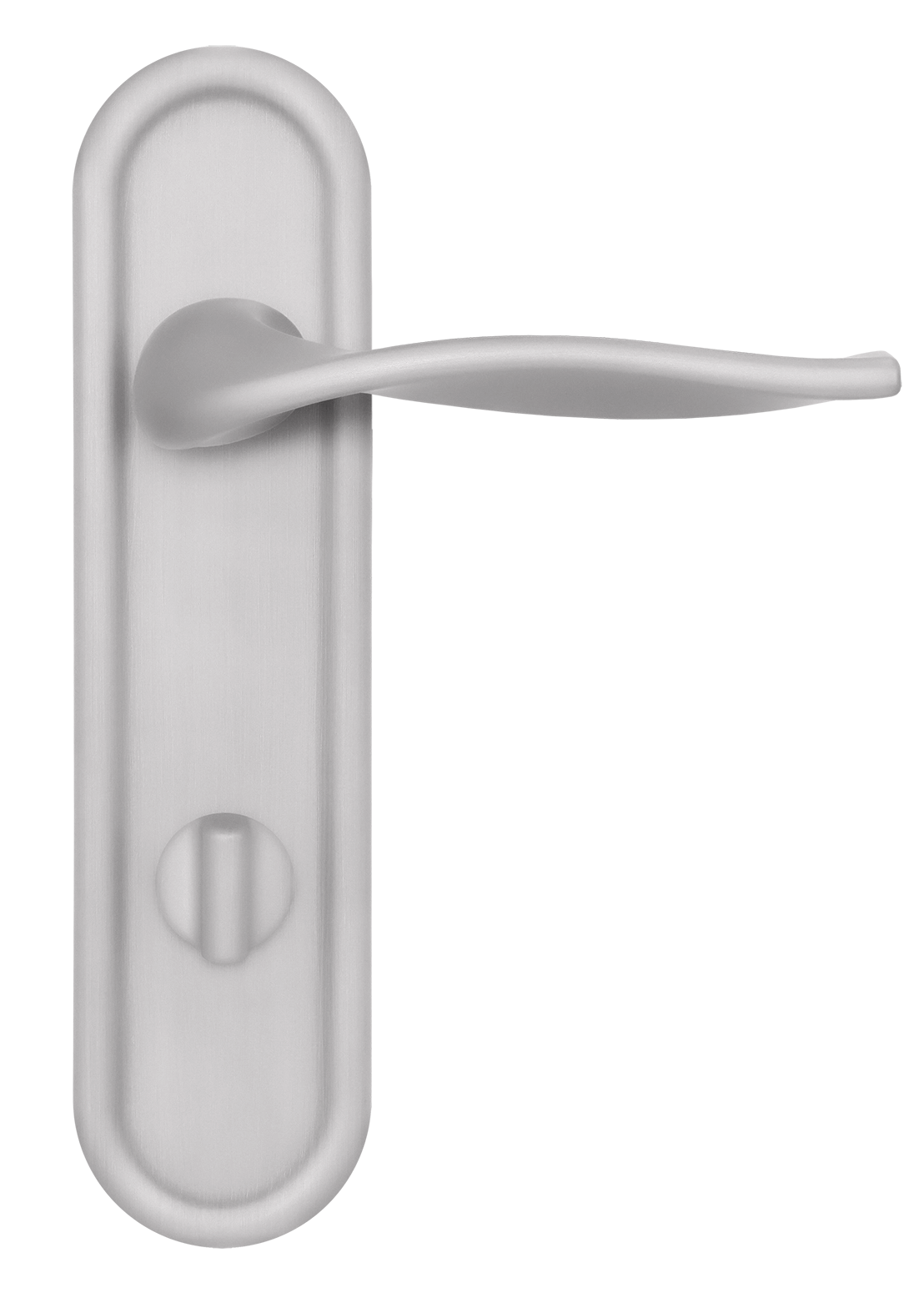 Ручка дверная SKYSCRAPER PLR WC SSW на планке под сантехническую завертку, цвет Стокгольмский снегопад/Stockholm Snowfall фото купить в Иркутске