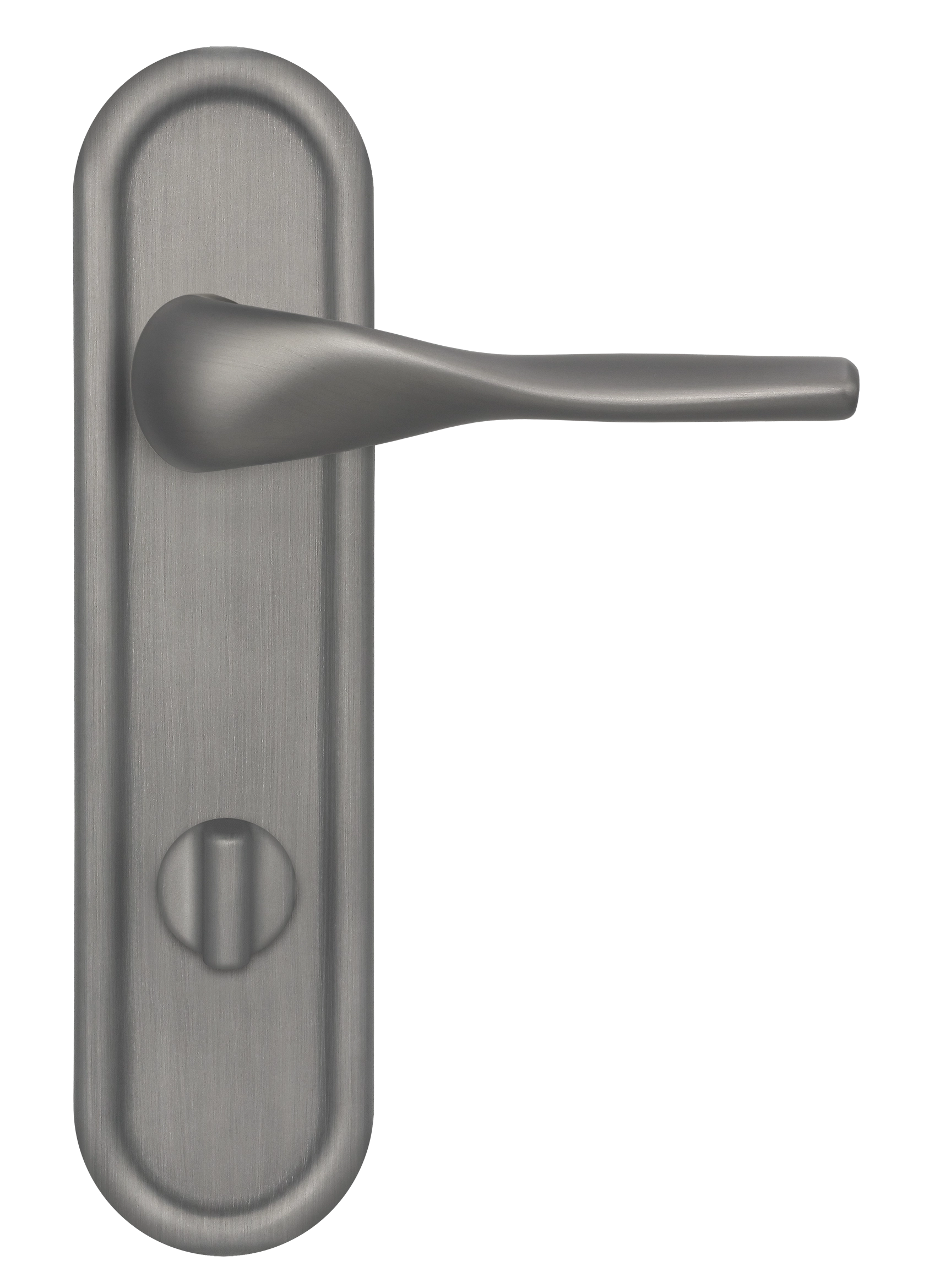 Ручка дверная LVB PLR WC WF на планке под сантехническую завертку, цвет Зимняя стужа/Winter Frost фото купить в Иркутске