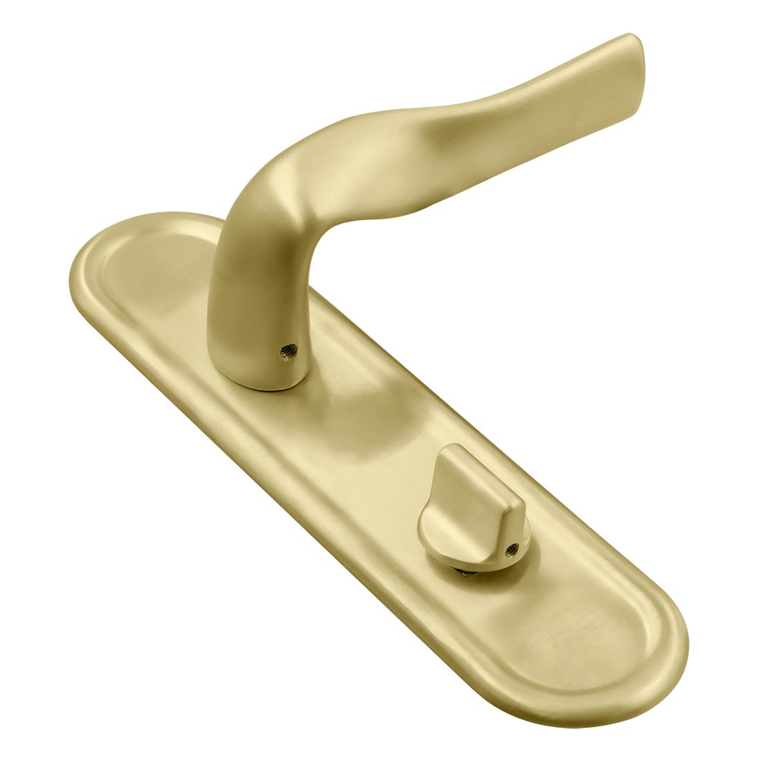 Ручка дверная LVB PLR WC AH на планке под сантехническую завертку, цвет Осенний мёд/Autumn Honey фото купить Иркутск