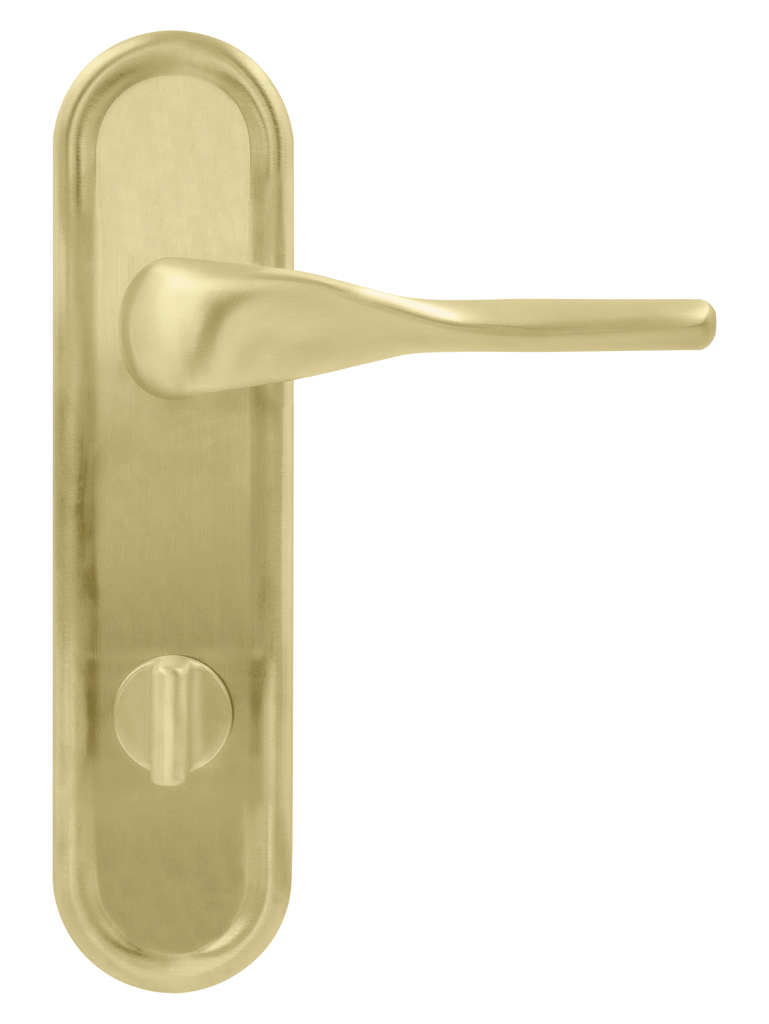 Ручка дверная LVB PLR WC AH на планке под сантехническую завертку, цвет Осенний мёд/Autumn Honey фото купить в Иркутске