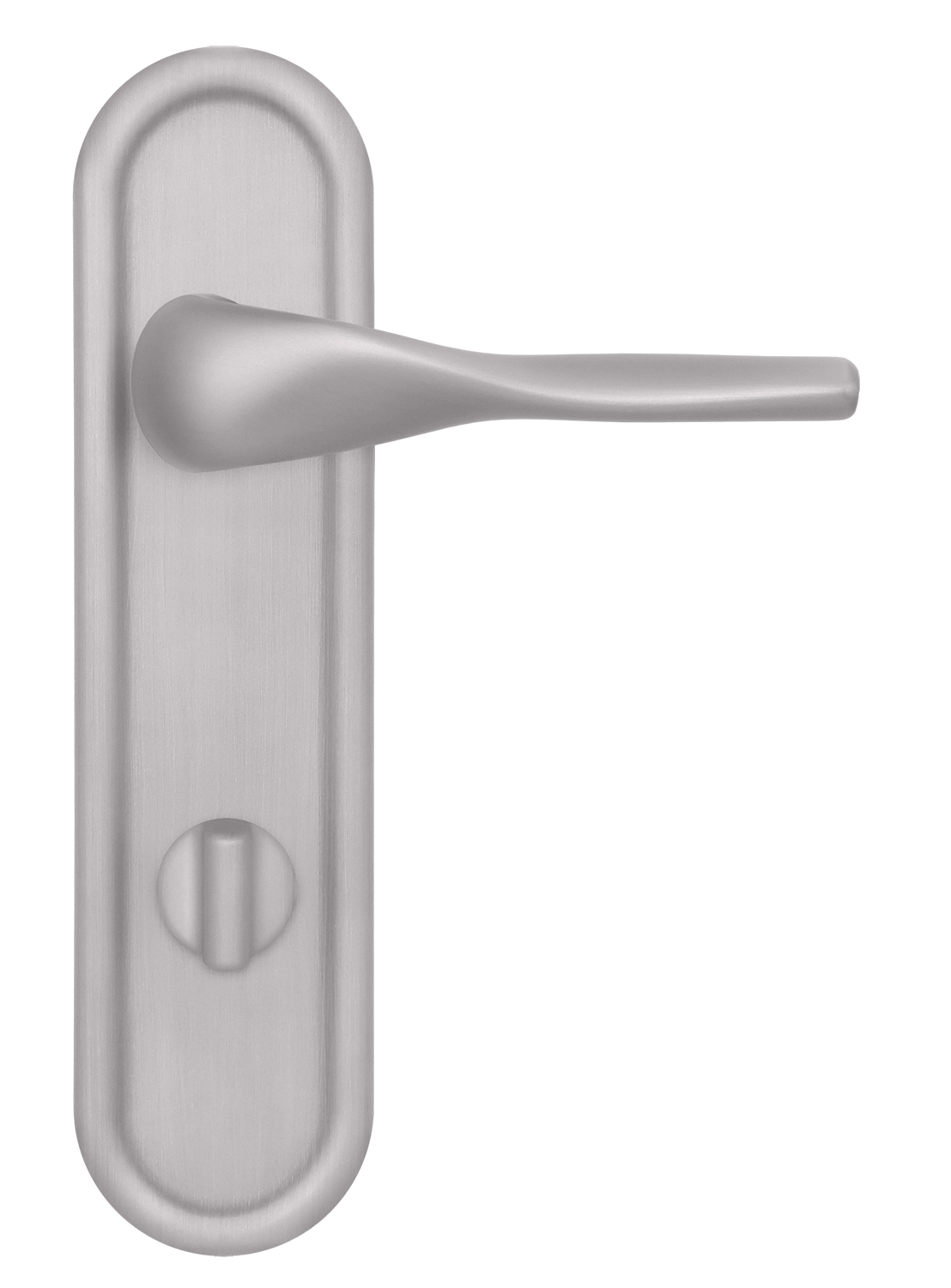 Ручка дверная LVB PLR WC SSW на планке под сантехническую завертку, цвет Стокгольмский снегопад/Stockholm Snowfall фото купить в Иркутске