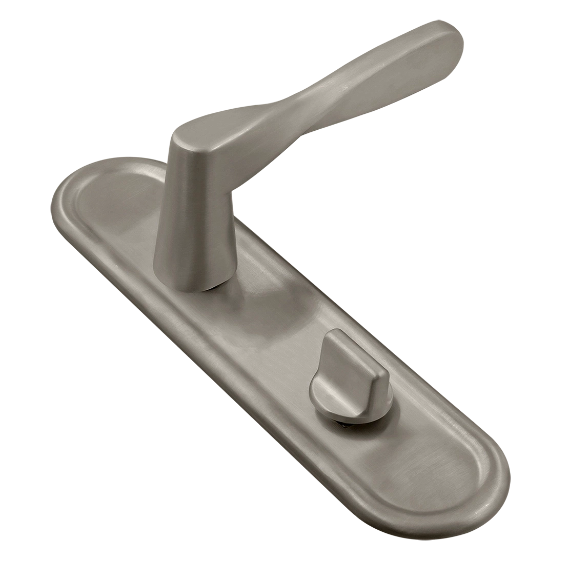 Ручка дверная THE OLYMPICS PLR WC SMI на планке под сантехническую завертку, цвет Весенняя дымка/Spring Mist фото купить Иркутск