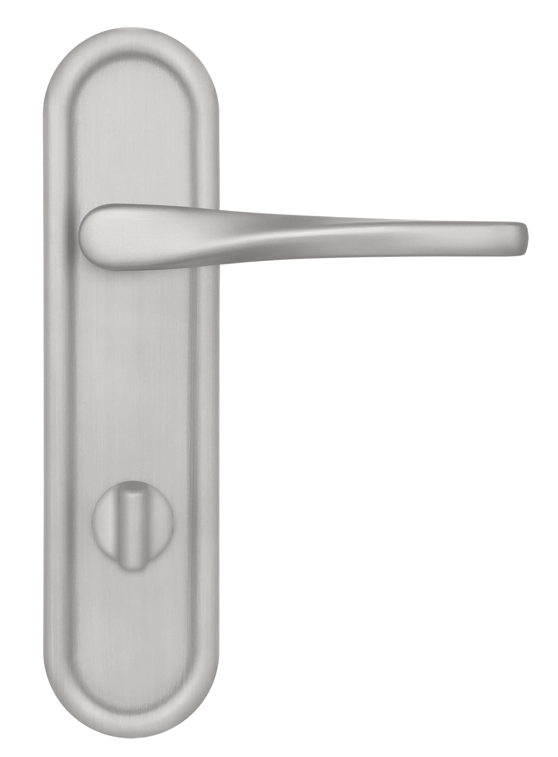 Ручка дверная THE OLYMPICS PLR WC SSW на планке под сантехническую завертку, цвет Стокгольмский снегопад/Stockholm Snowfall фото купить в Иркутске