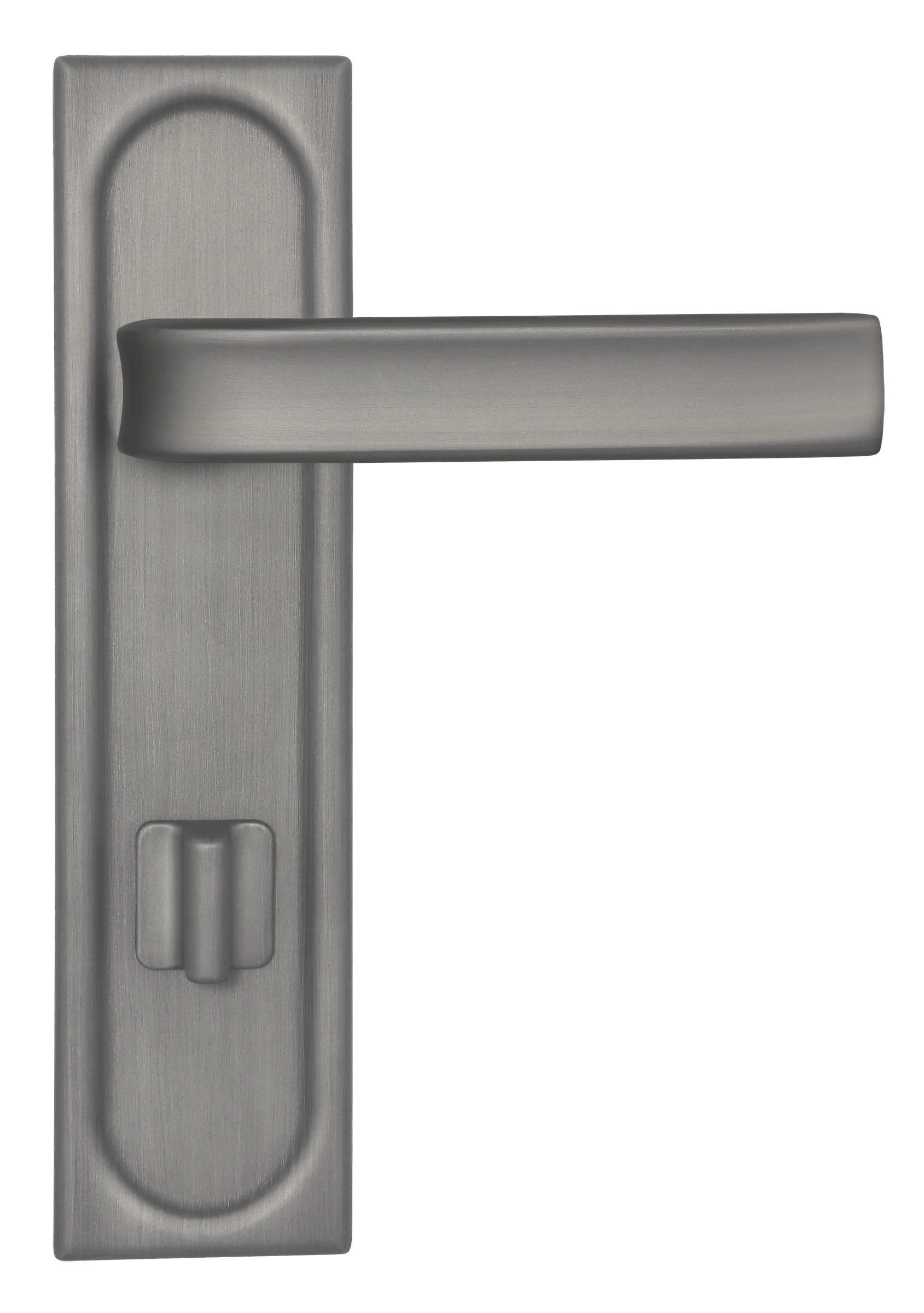 Ручка дверная THE BUS STATION PLS WC WF на планке под сантехническую завертку, цвет Зимняя стужа/Winter Frost фото купить в Иркутске