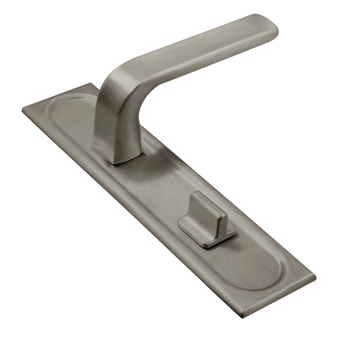 Ручка дверная THE BUS STATION PLS WC SMI на планке под сантехническую завертку, цвет Весенняя дымка/Spring Mist фото купить Иркутск