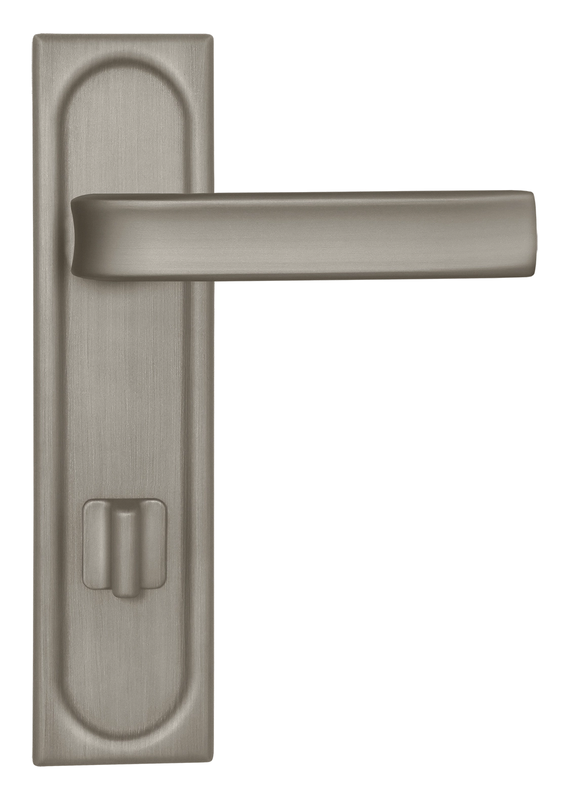 Ручка дверная THE BUS STATION PLS WC SMI на планке под сантехническую завертку, цвет Весенняя дымка/Spring Mist фото купить в Иркутске