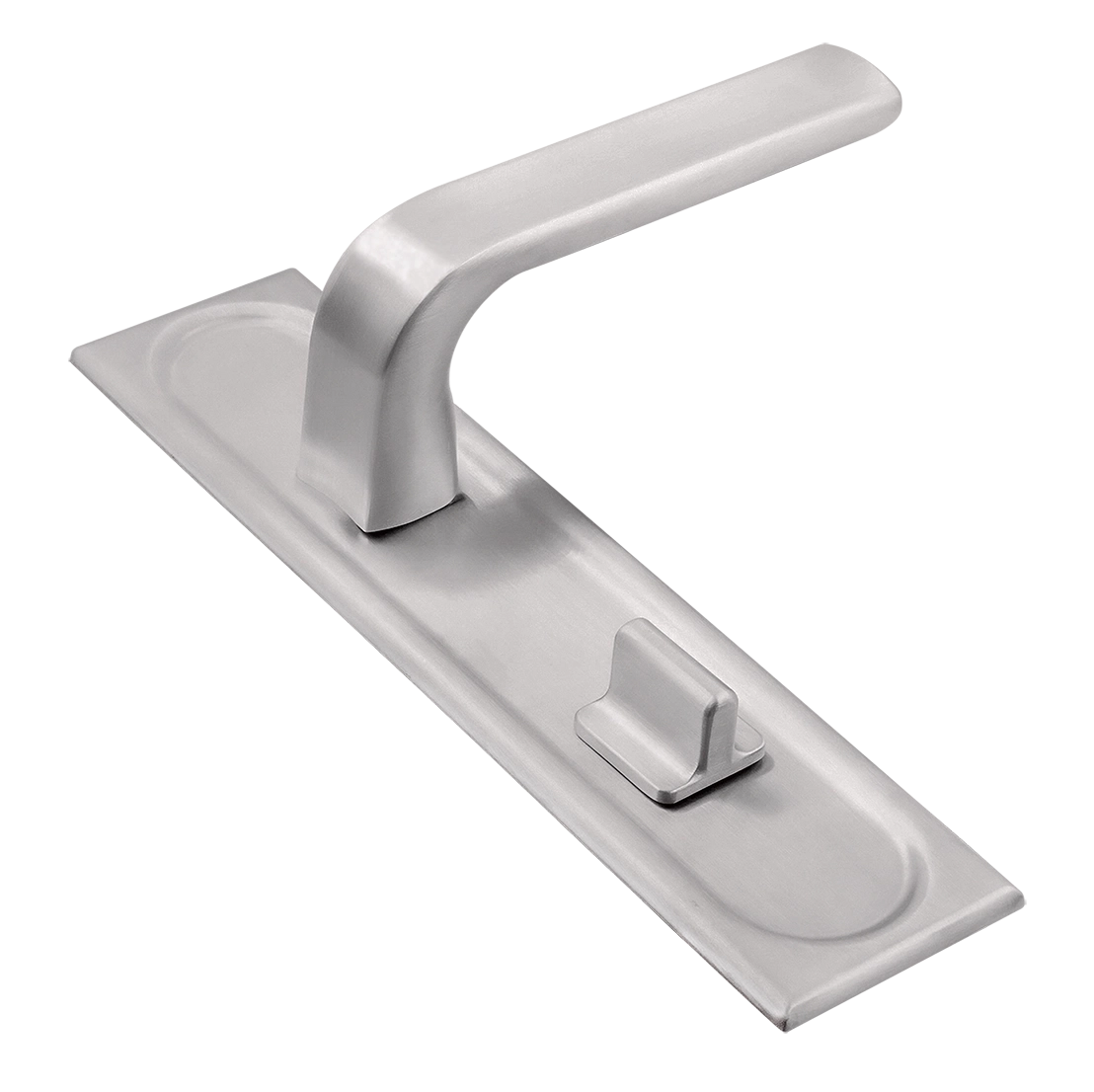 Ручка дверная THE BUS STATION PLS WC SSW на планке под сантехническую завертку, цвет Стокгольмский снегопад/Stockholm Snowfall фото купить Иркутск