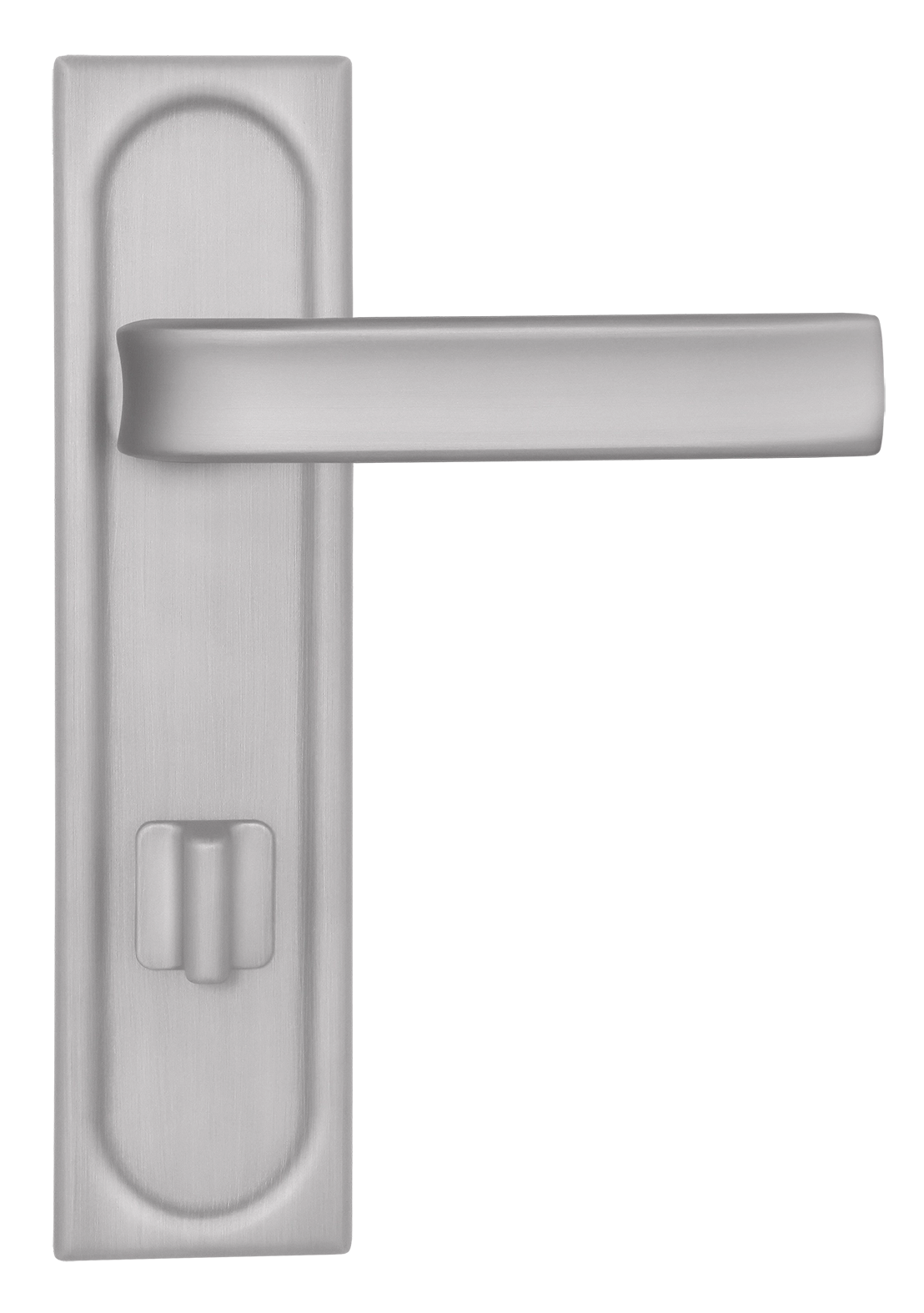 Ручка дверная THE BUS STATION PLS WC SSW на планке под сантехническую завертку, цвет Стокгольмский снегопад/Stockholm Snowfall фото купить в Иркутске