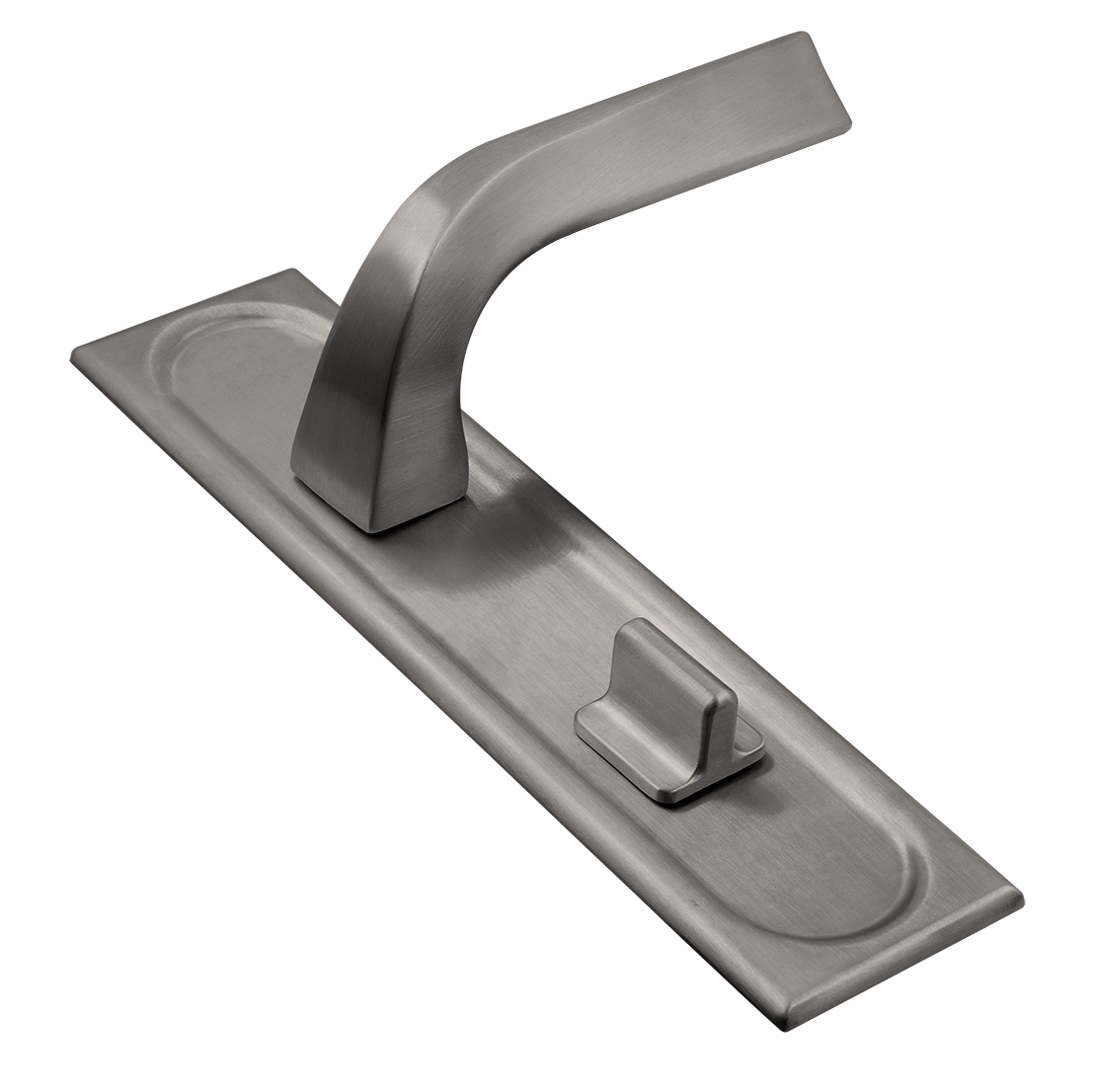 Ручка дверная WD CONCERT HALL PLS WC WF на планке под сантехническую завертку, цвет Зимняя стужа/Winter Frost фото купить Иркутск