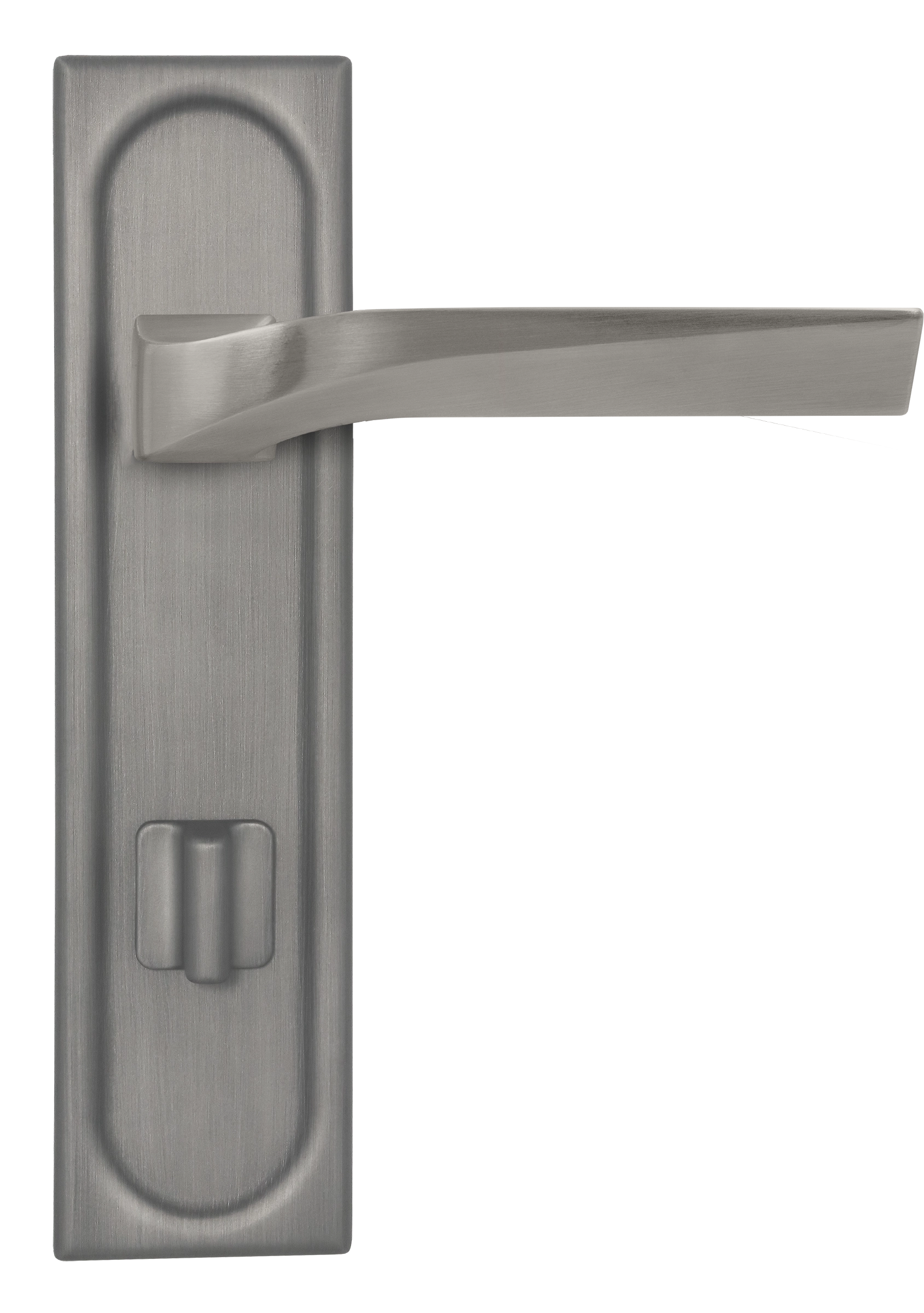 Ручка дверная WD CONCERT HALL PLS WC WF на планке под сантехническую завертку, цвет Зимняя стужа/Winter Frost фото купить в Иркутске