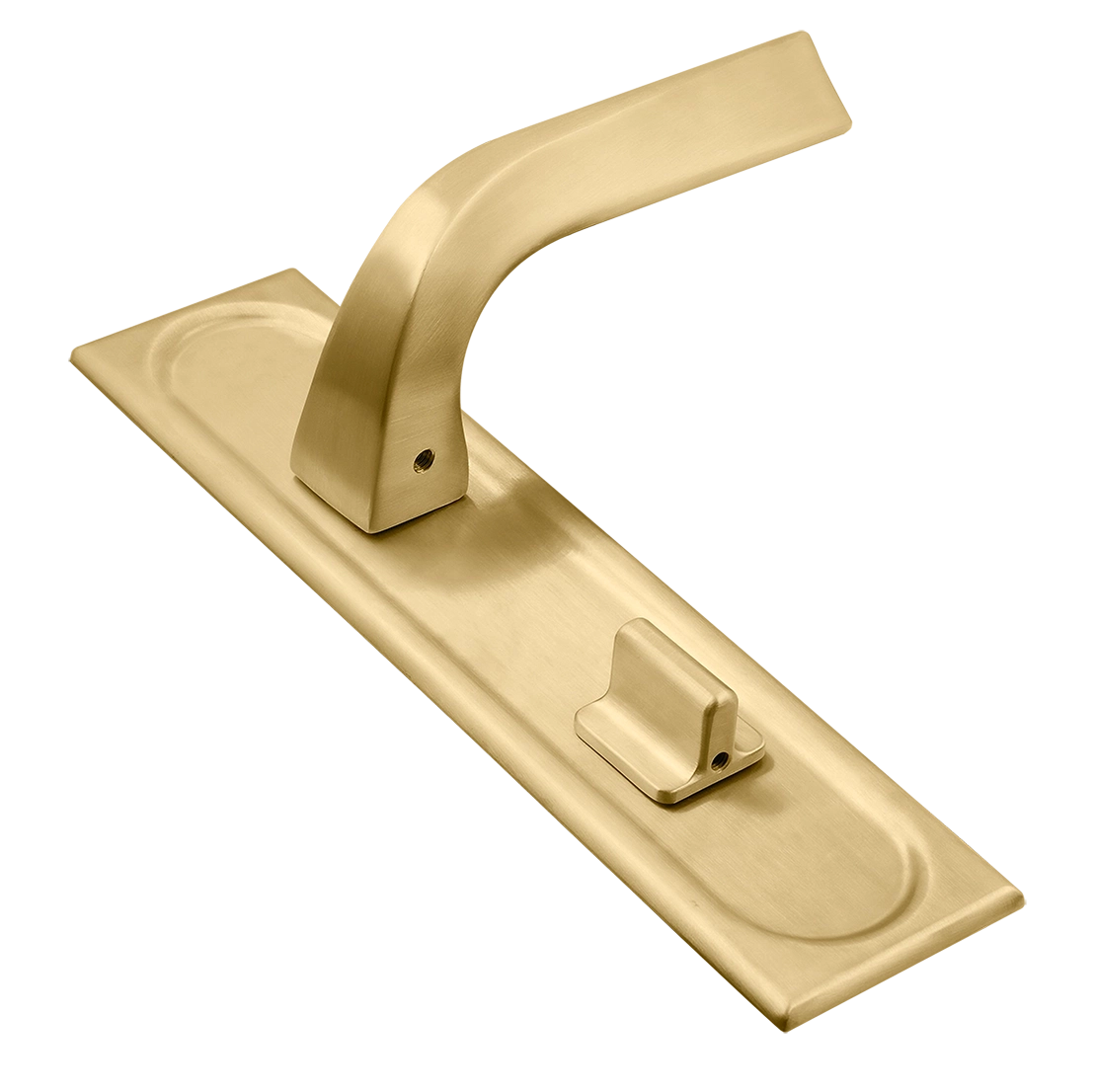 Ручка дверная WD CONCERT HALL PLS WC AH на планке под сантехническую завертку, цвет Осенний мёд/Autumn Honey фото купить Иркутск