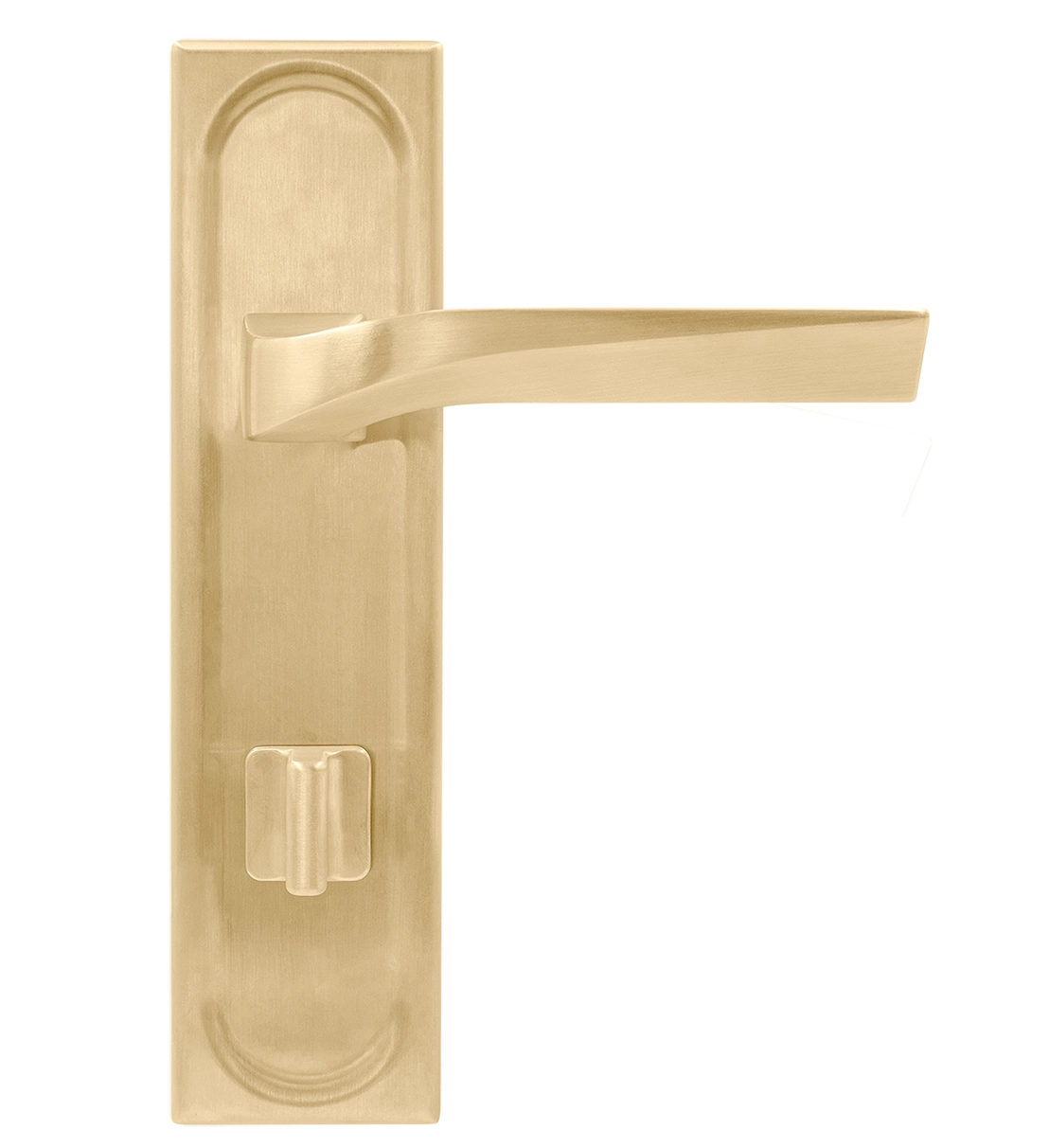 Ручка дверная WD CONCERT HALL PLS WC AH на планке под сантехническую завертку, цвет Осенний мёд/Autumn Honey фото купить в Иркутске