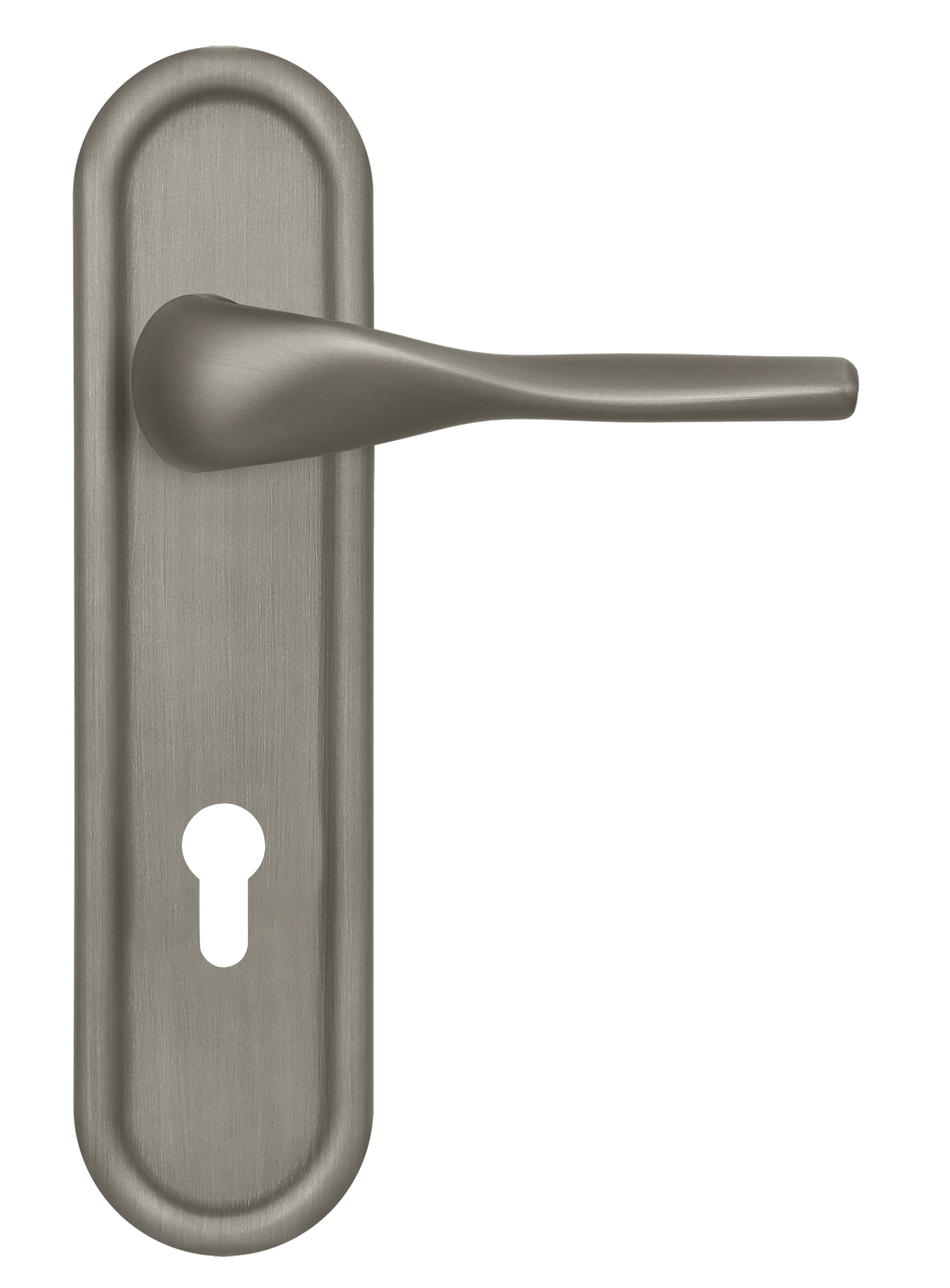 Ручка дверная LVB PLR KH SMI на планке под ключевой цилиндр, цвет Весенняя дымка/Spring Mist фото купить Иркутск