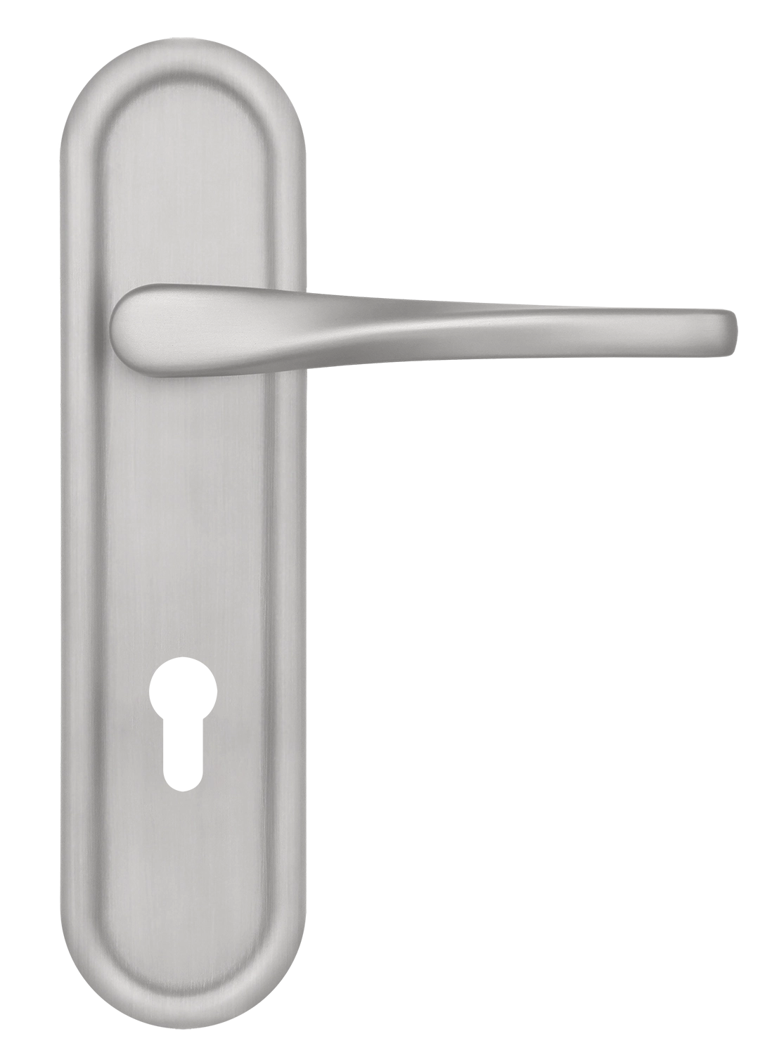 Ручка дверная THE OLYMPICS PLR KH SSW на планке под ключевой цилиндр, цвет Стокгольмский снегопад/Stockholm Snowfall фото купить Иркутск