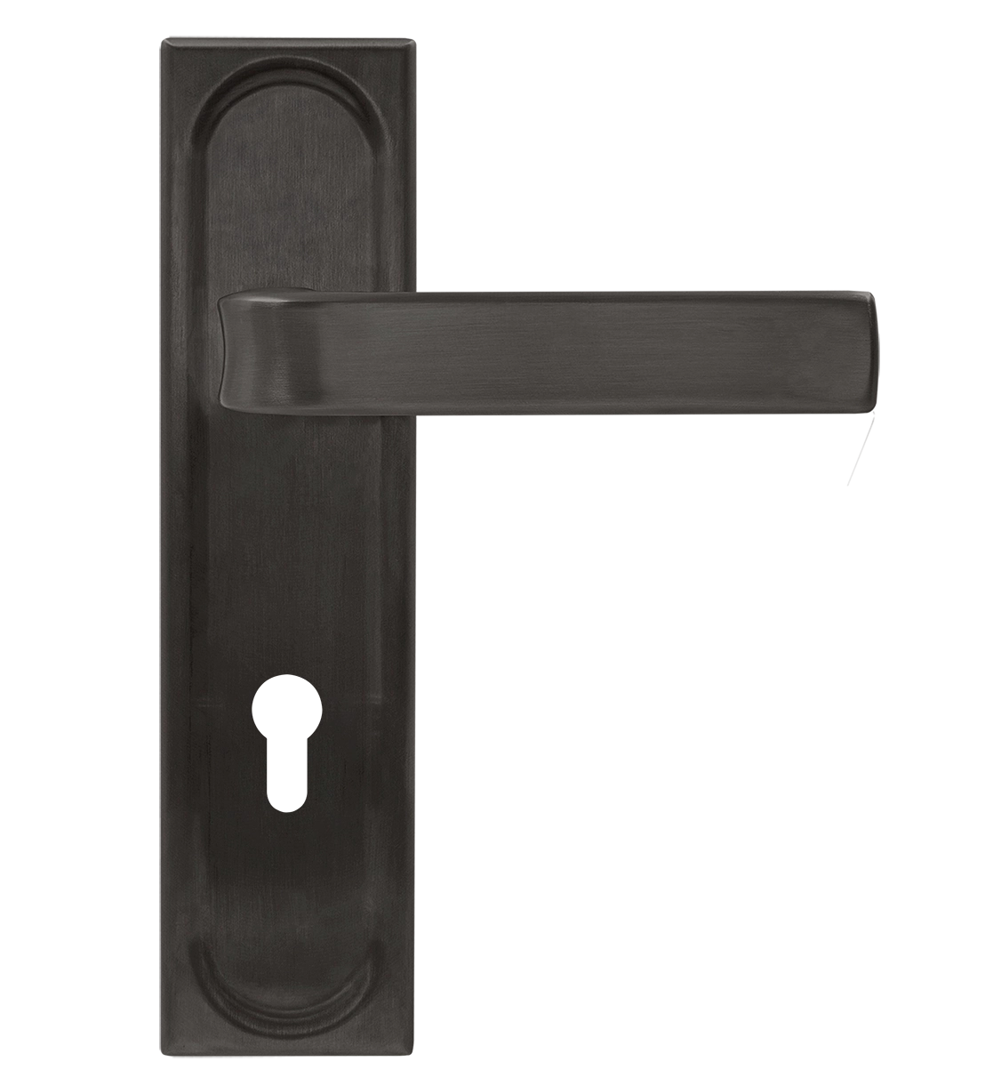 Ручка дверная THE BUS STATION PLS KH SST на планке под ключевой цилиндр, цвет Летняя гроза/Summer Storm фото купить Иркутск