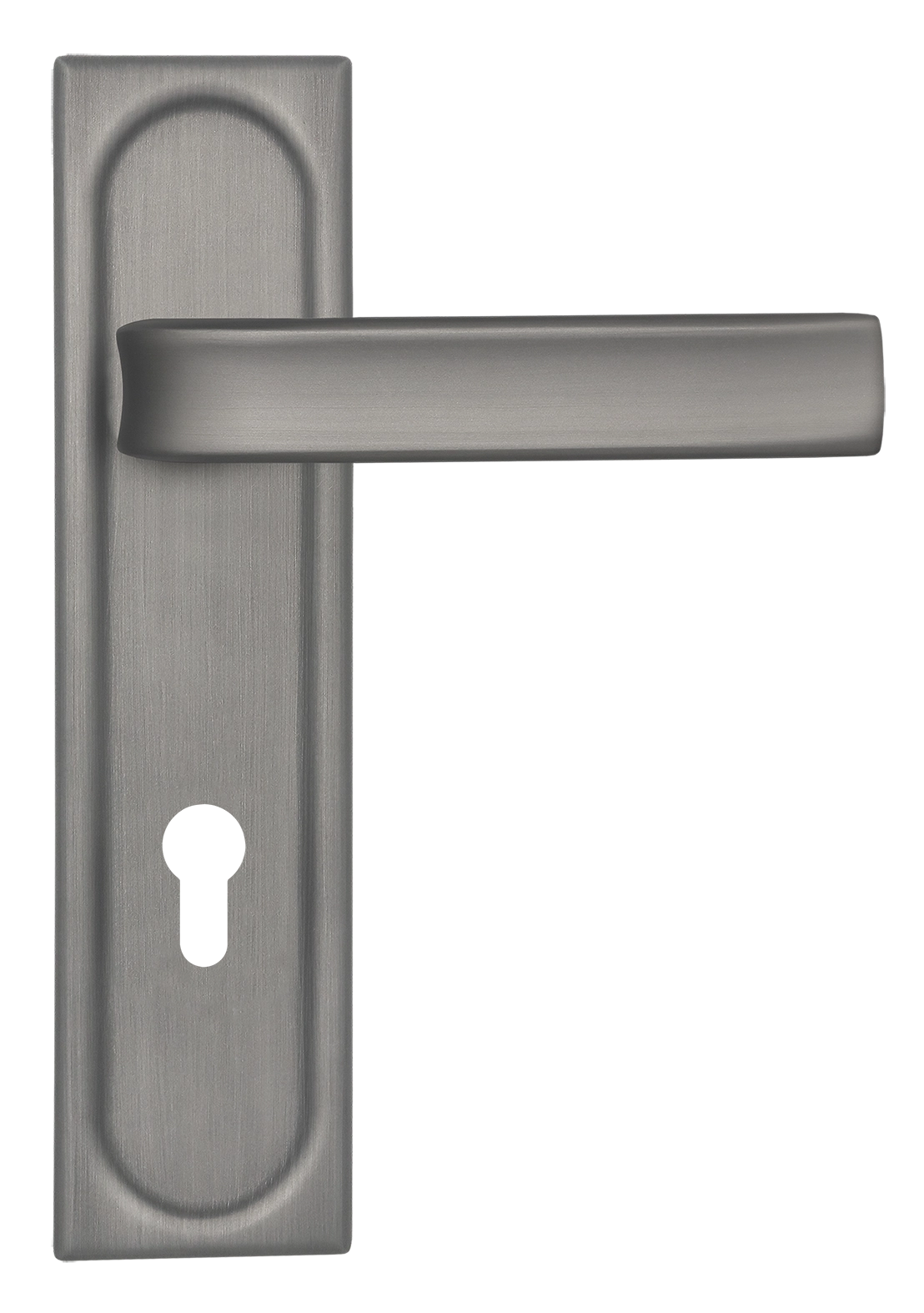 Ручка дверная THE BUS STATION PLS KH WF на планке под ключевой цилиндр, цвет Зимняя стужа/Winter Frost фото купить Иркутск