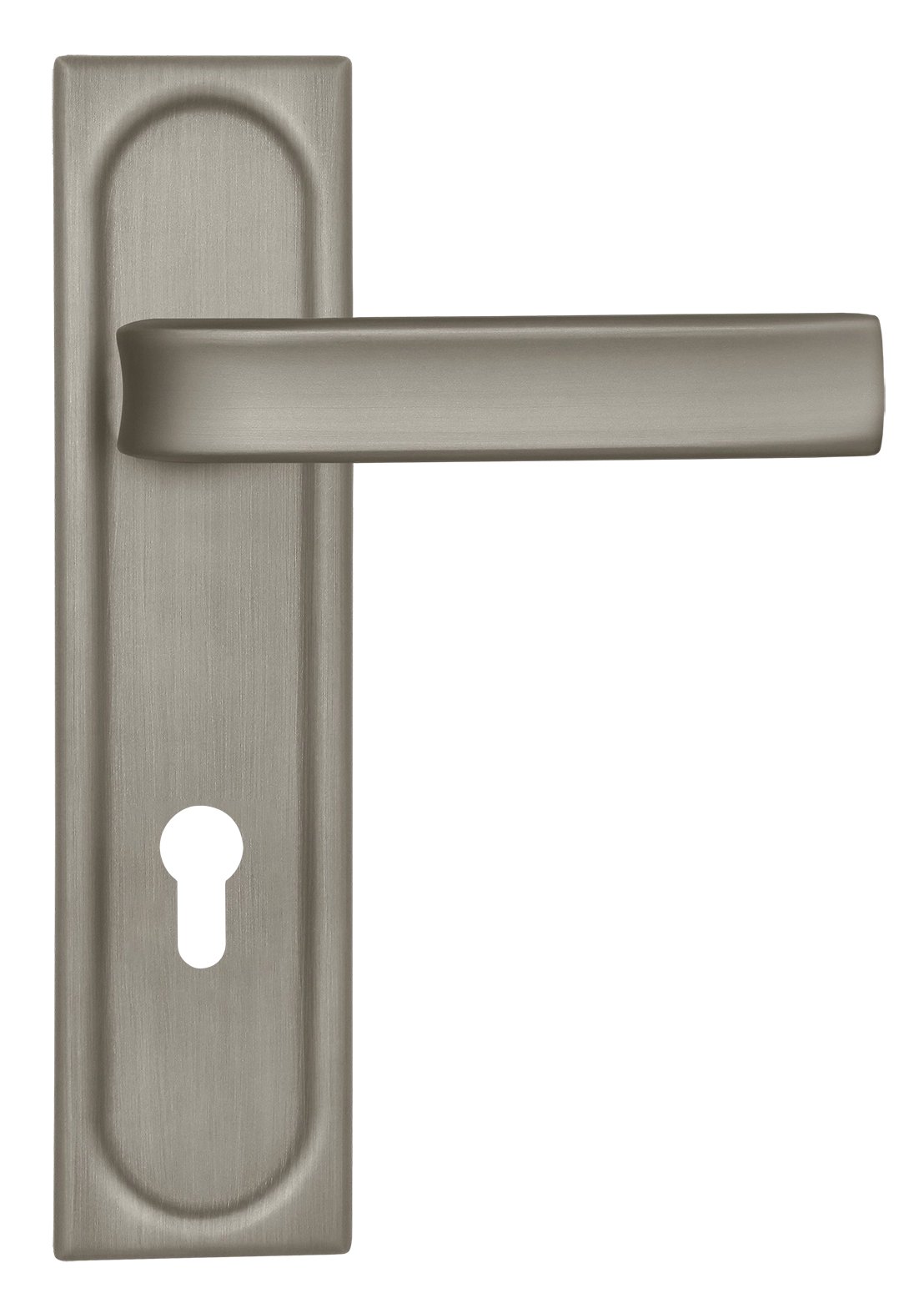 Ручка дверная THE BUS STATION PLS KH SMI на планке под ключевой цилиндр, цвет Весенняя дымка/Spring Mist фото купить Иркутск