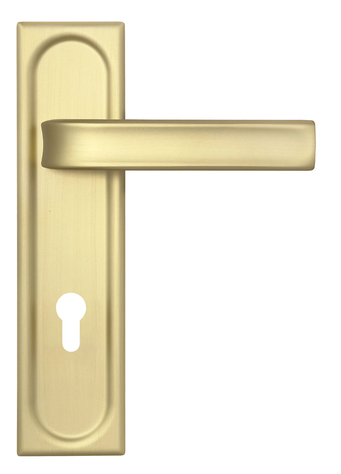 Ручка дверная THE BUS STATION PLS KH AH на планке под ключевой цилиндр, цвет Весенняя дымка/Spring Mist фото купить Иркутск