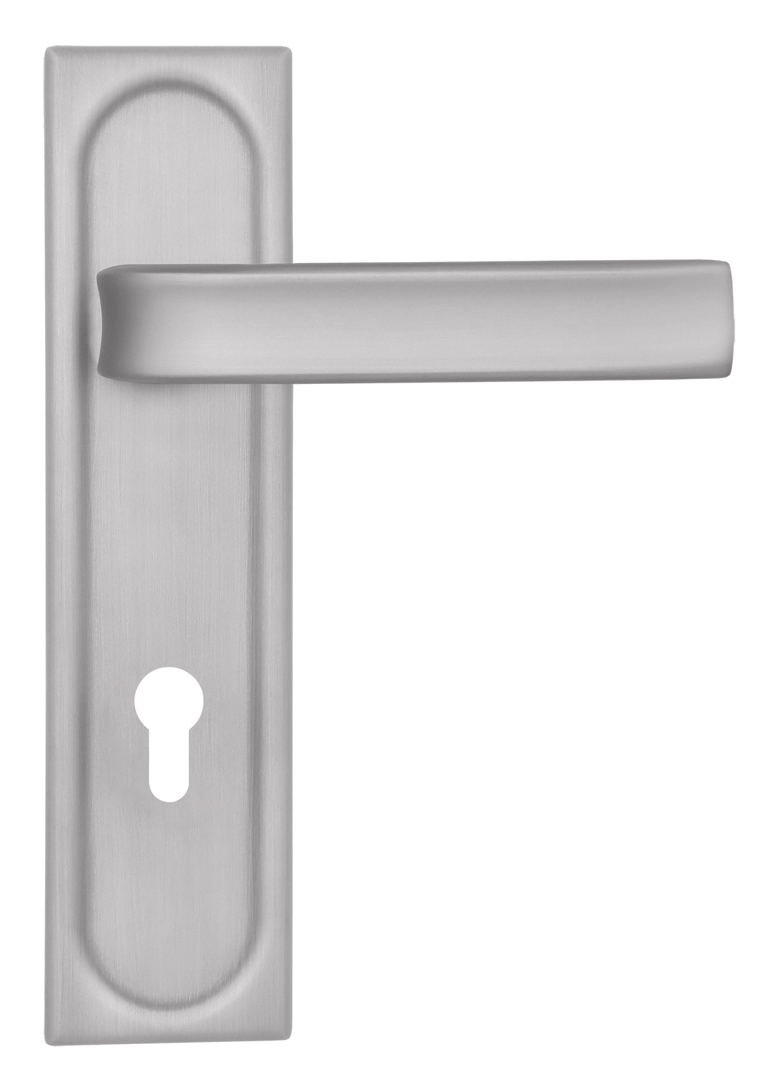 Ручка дверная THE BUS STATION PLS KH SSW на планке под ключевой цилиндр, цвет Стокгольмский снегопад/Stockholm Snowfall фото купить Иркутск